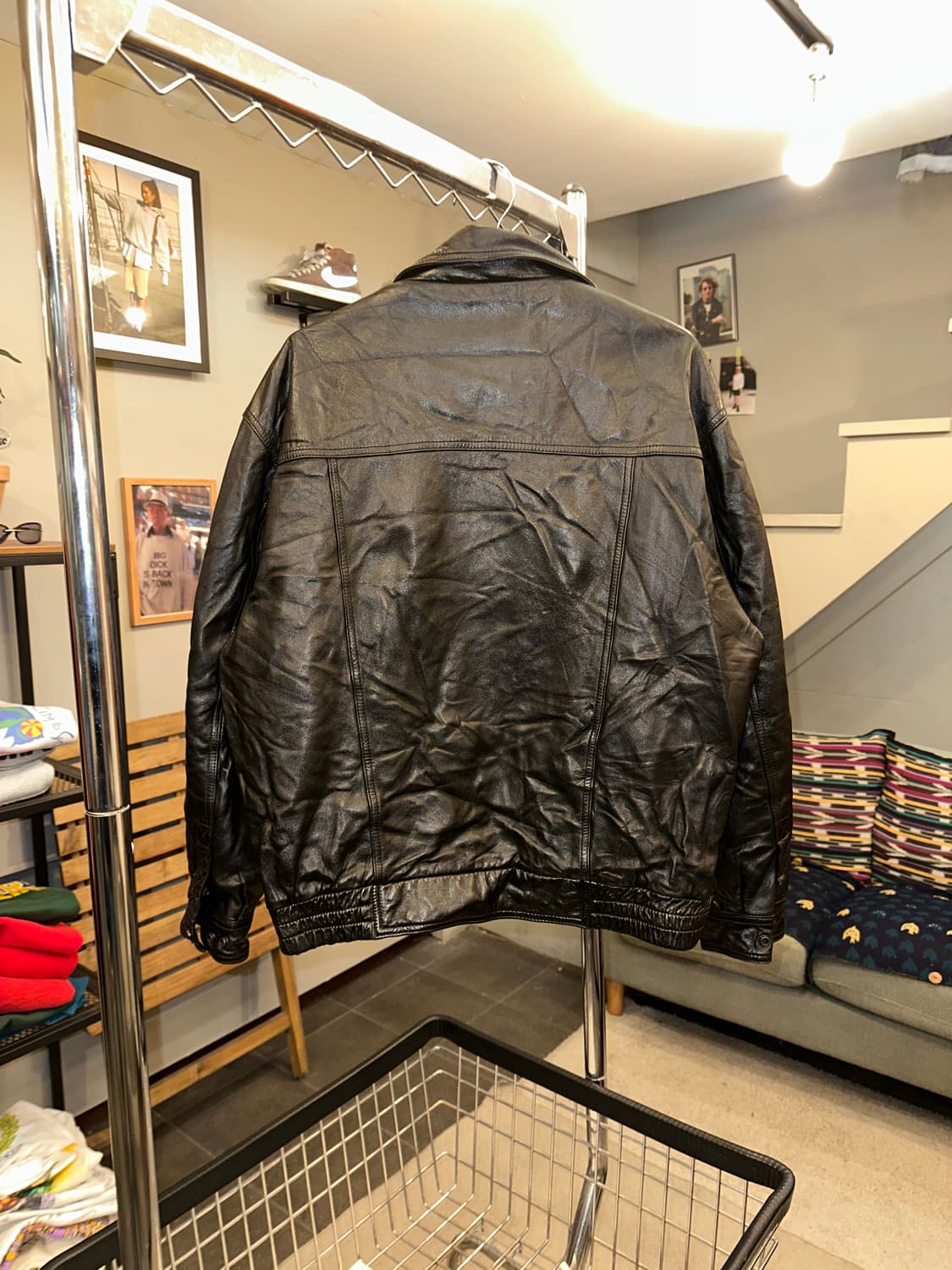 90’s London Fog genuine leather bomber  상품이미지9