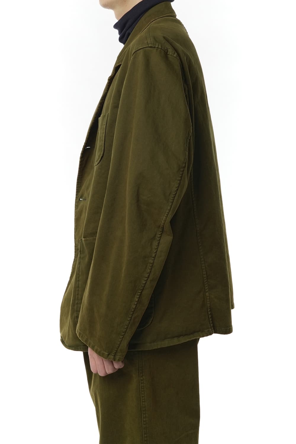 [1] 이얼즈어고 페이디드 몰스킨 스포츠 코트 더스티 카키 yearsag 상품이미지2