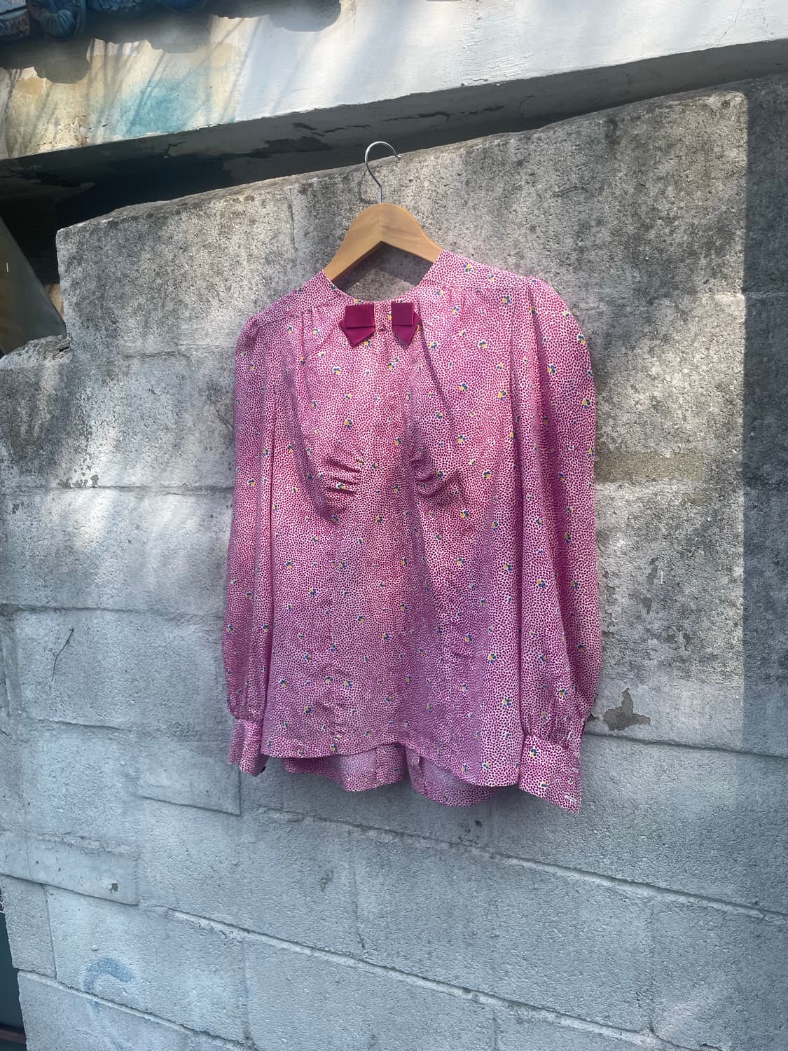 NINA RICCI  리본 플라워 블라우스 상품이미지7