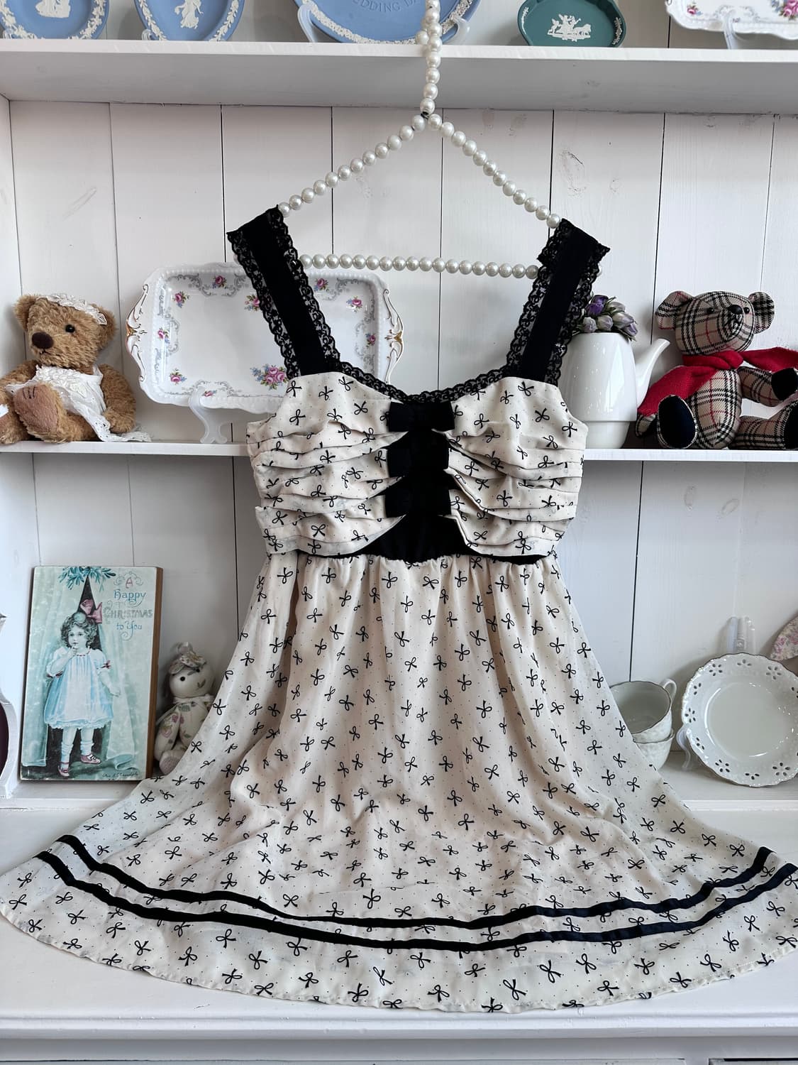 axes femme(악세즈 팜므) 리본 민소매 원피스 상품이미지3