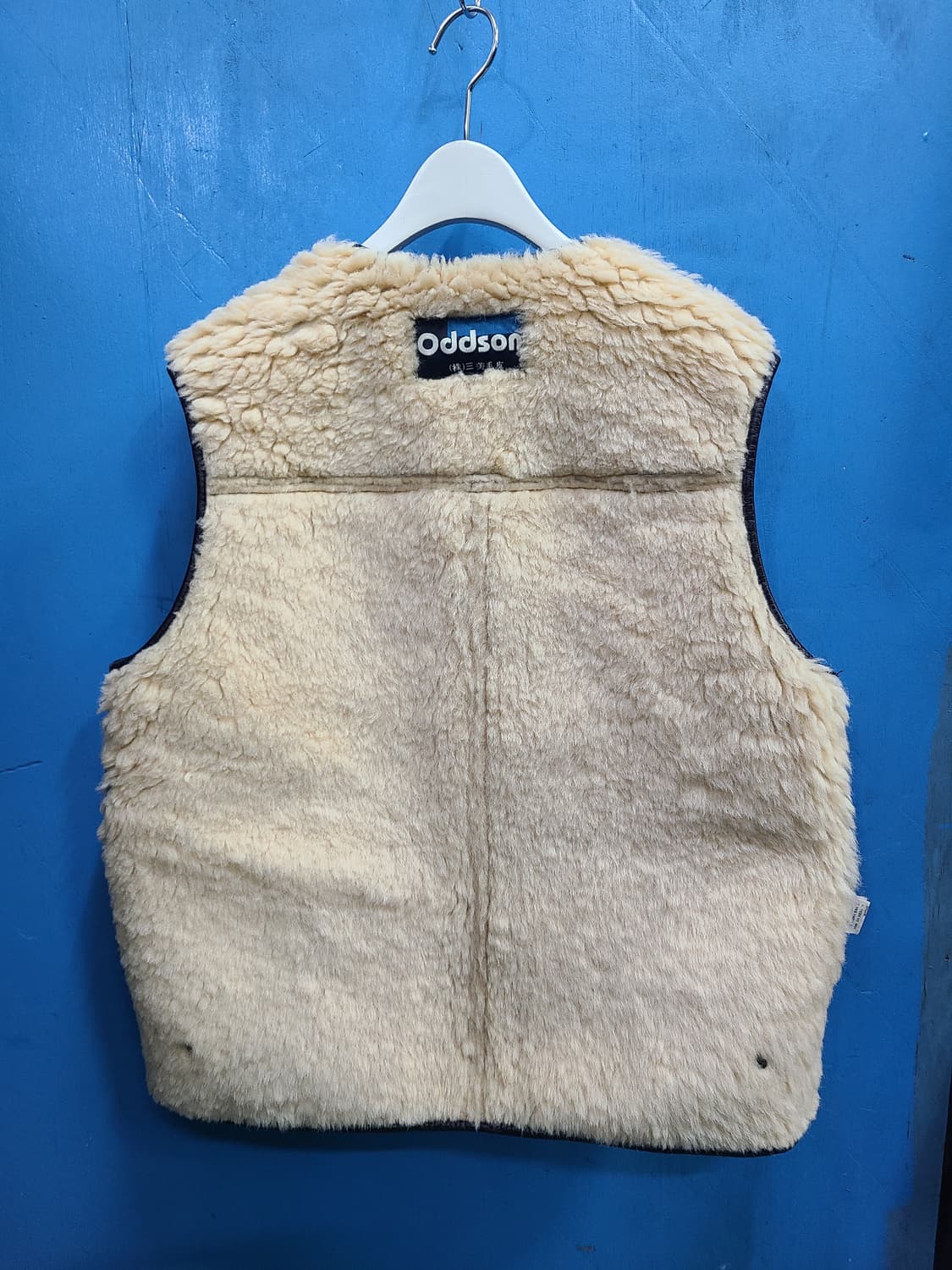 30살 리얼 빈티지 양털양가죽무스탕조끼 like아메카지 상품이미지8