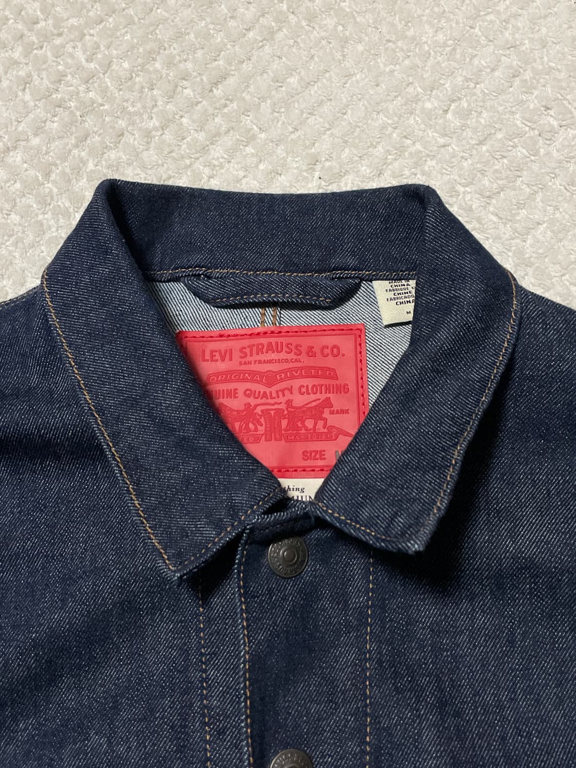 리바이스 LEJ 20주년 기념 엔지니어드 데님 트러커 청자켓(클리닝O) 상품이미지4