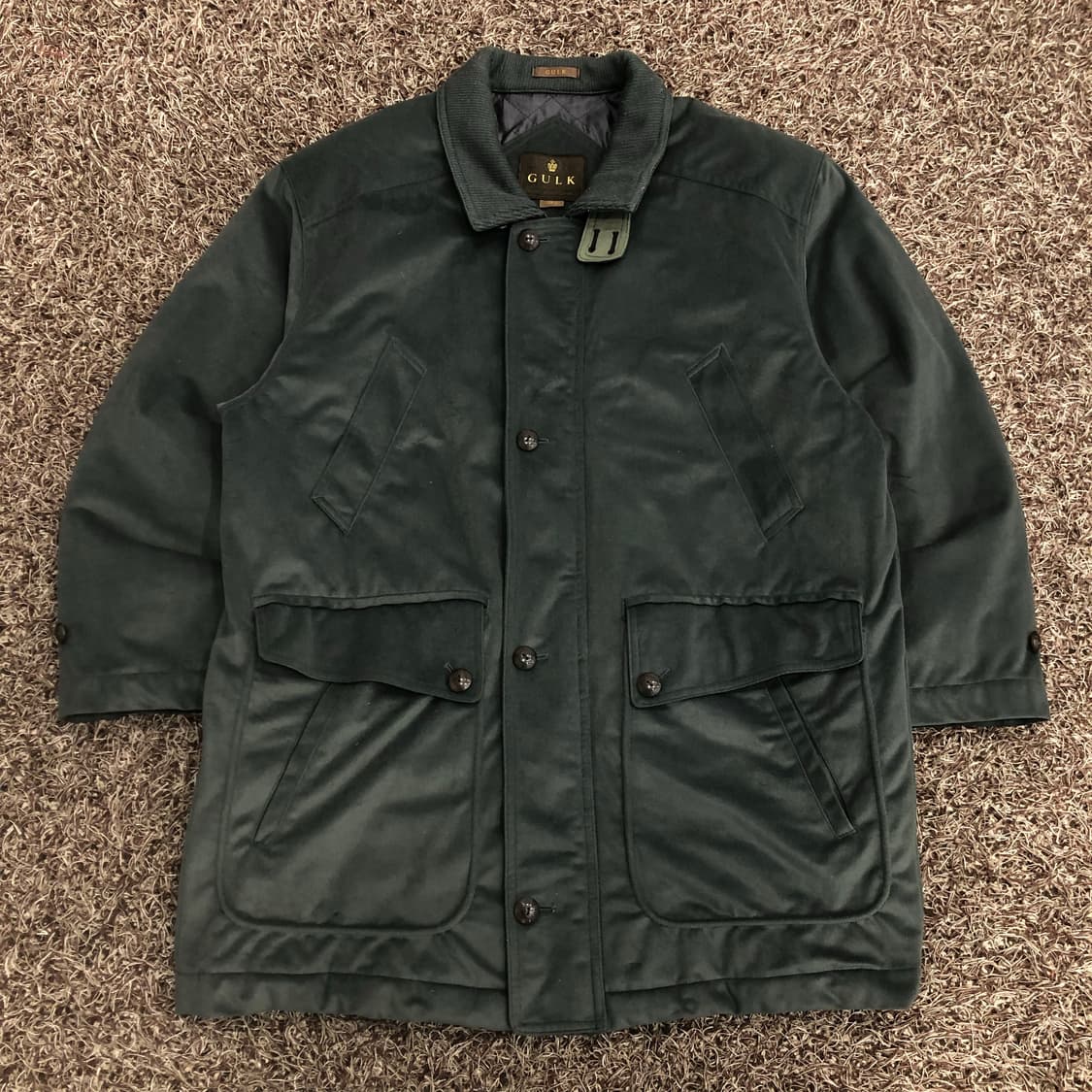 Gulk Jpn 빈티지 하이넥 버튼 헌팅 사파리 필드 자켓 상품이미지1