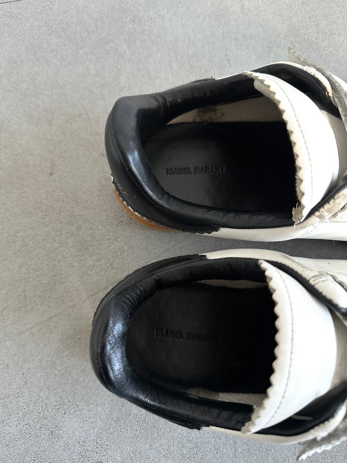 이자벨마랑 베스 화이트 벨크로 레더 스니커즈 상품이미지6