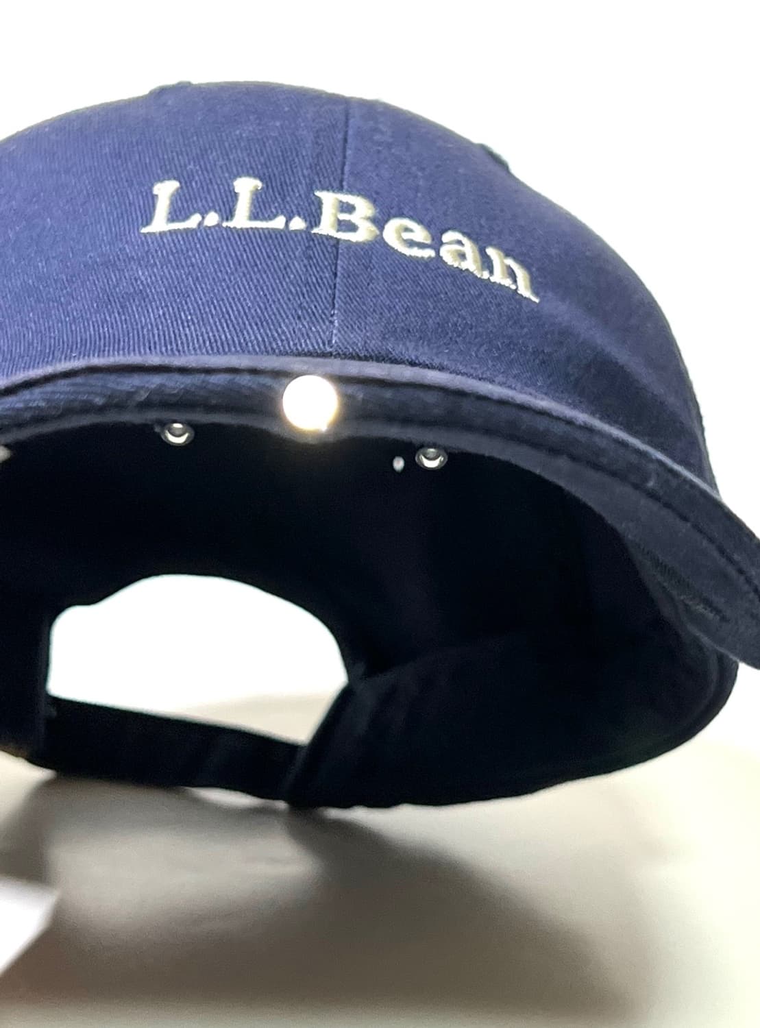 LL BEAN 엘엘빈 클래식 빈티지 피싱 라이트 낚시 네이비 볼캡 모자입 상품이미지7