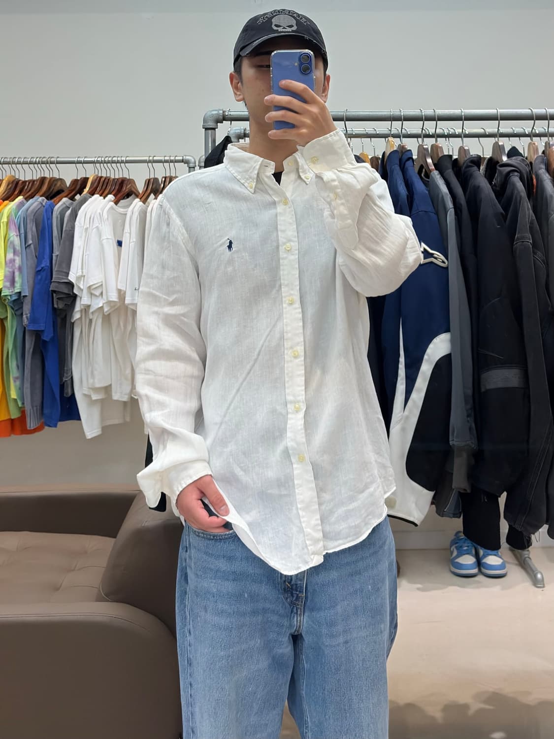폴로 랄프로렌 린넨 셔츠 상품이미지8