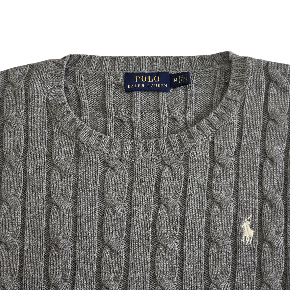 Polo Ralph Lauren 폴로 랄프로렌 M 꽈베기 케이블 니트 상품이미지2