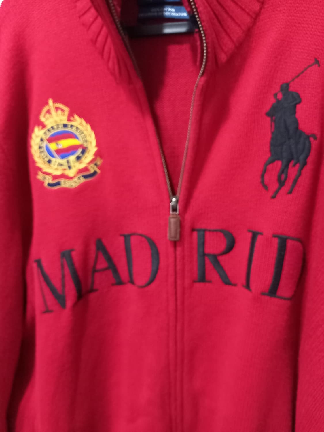 폴로 POLO 빅포니 마드리드 니트 집업 105/XL 상품이미지3