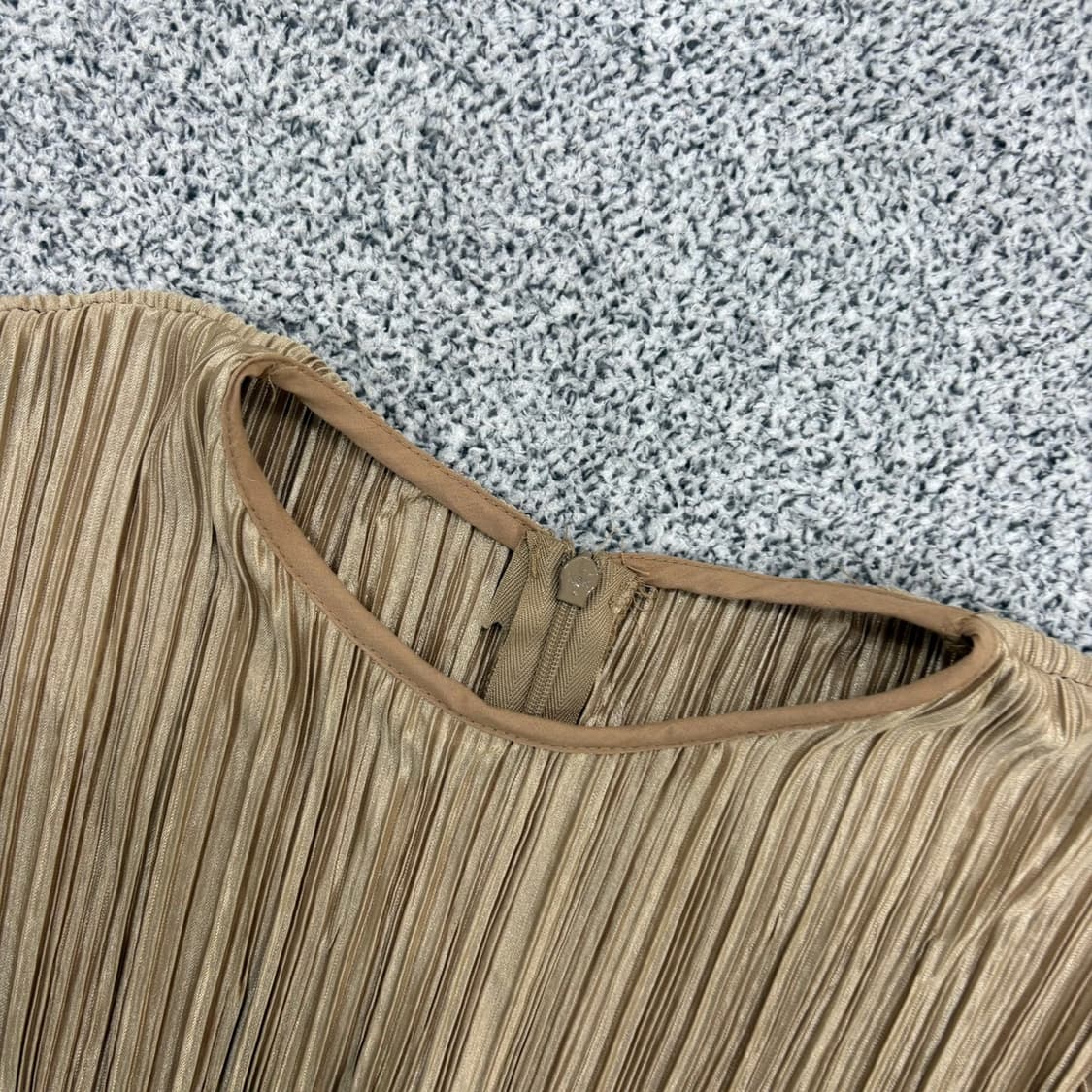 실측확인 빈티지 여성 플리츠 롱 원피스 0518J 상품이미지2