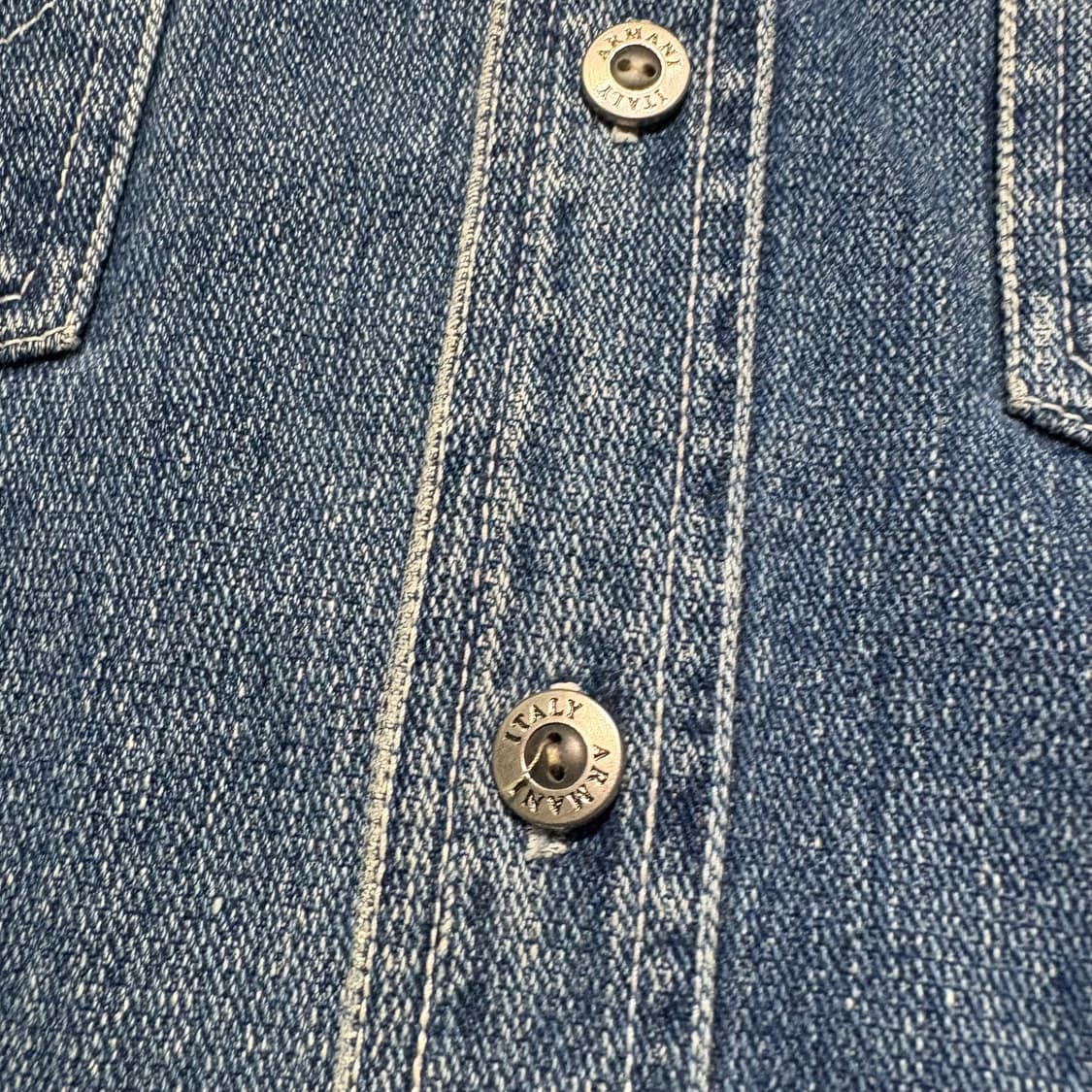 아르마니 진스 빈티지 포켓 청자켓 상품이미지5