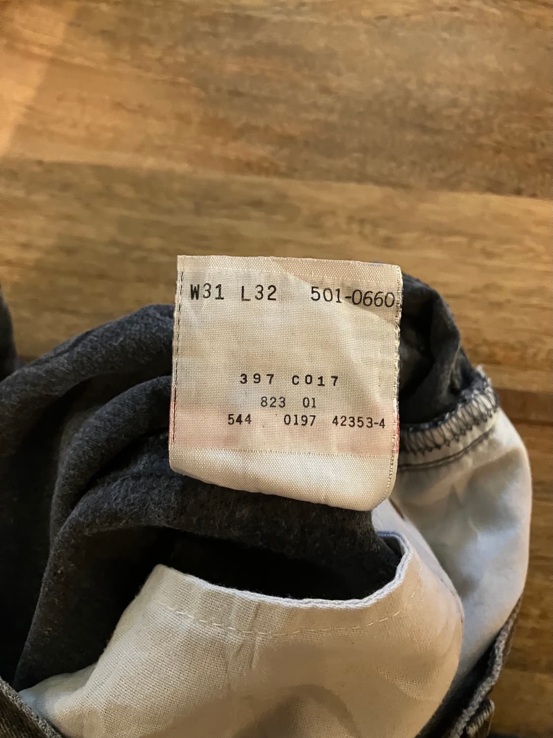 90s USA 빈티지 리바이스 501 블랙 데님 팬츠 상품이미지10