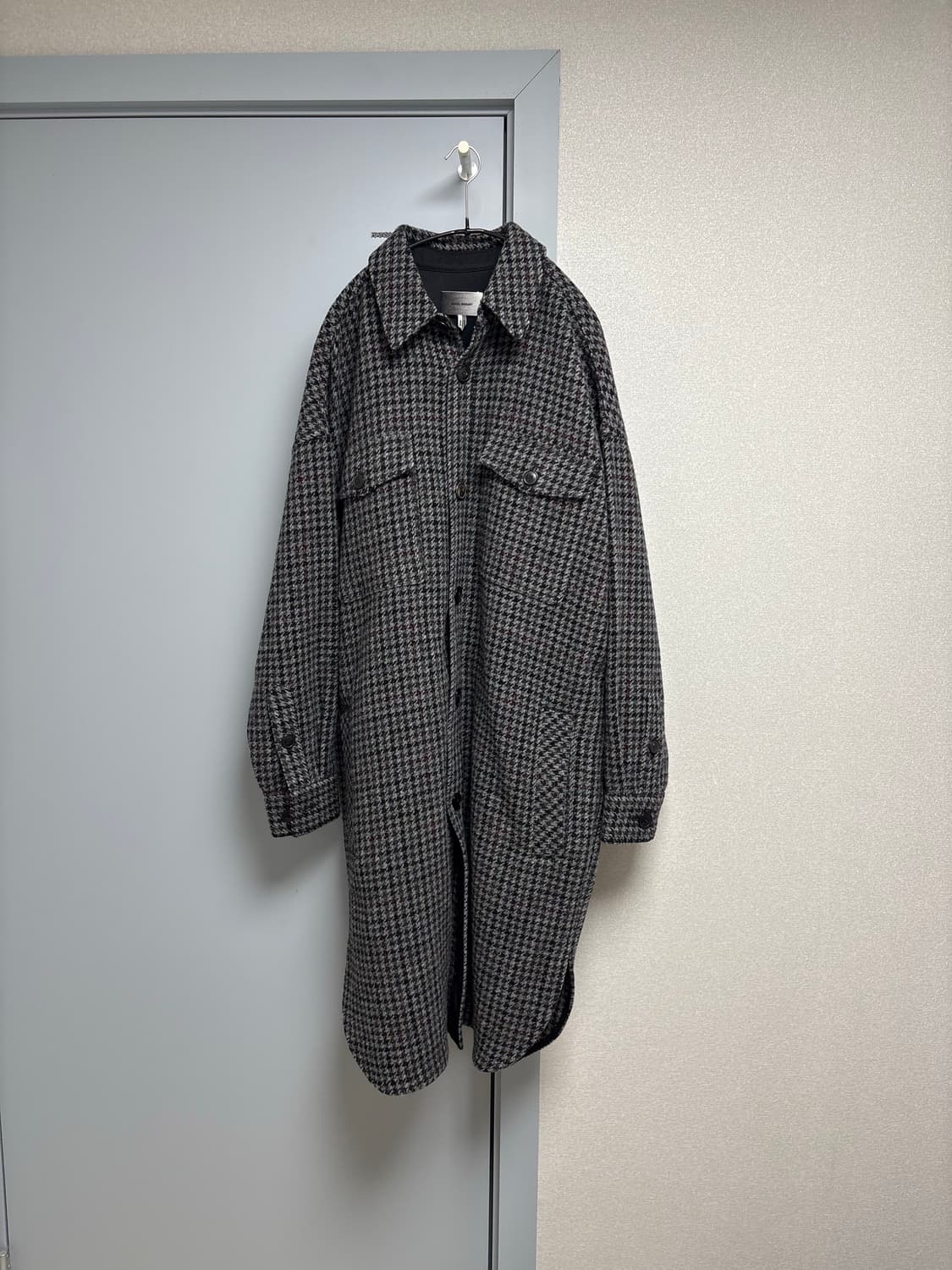 이자벨마랑 kotajo 최우식 코트 체크코트 상품이미지4