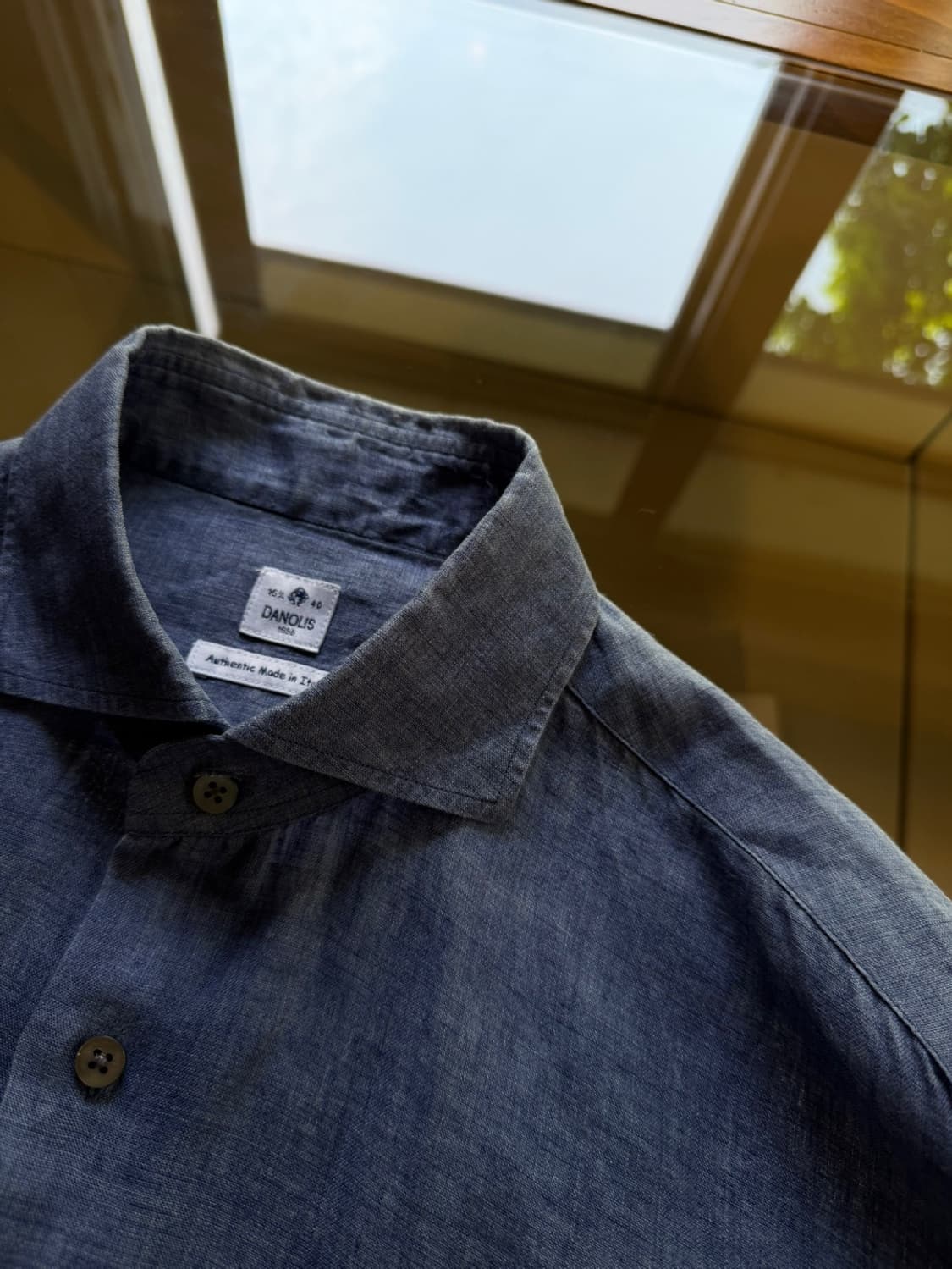 DANOLIS 리넨 셔츠 100 상품이미지9