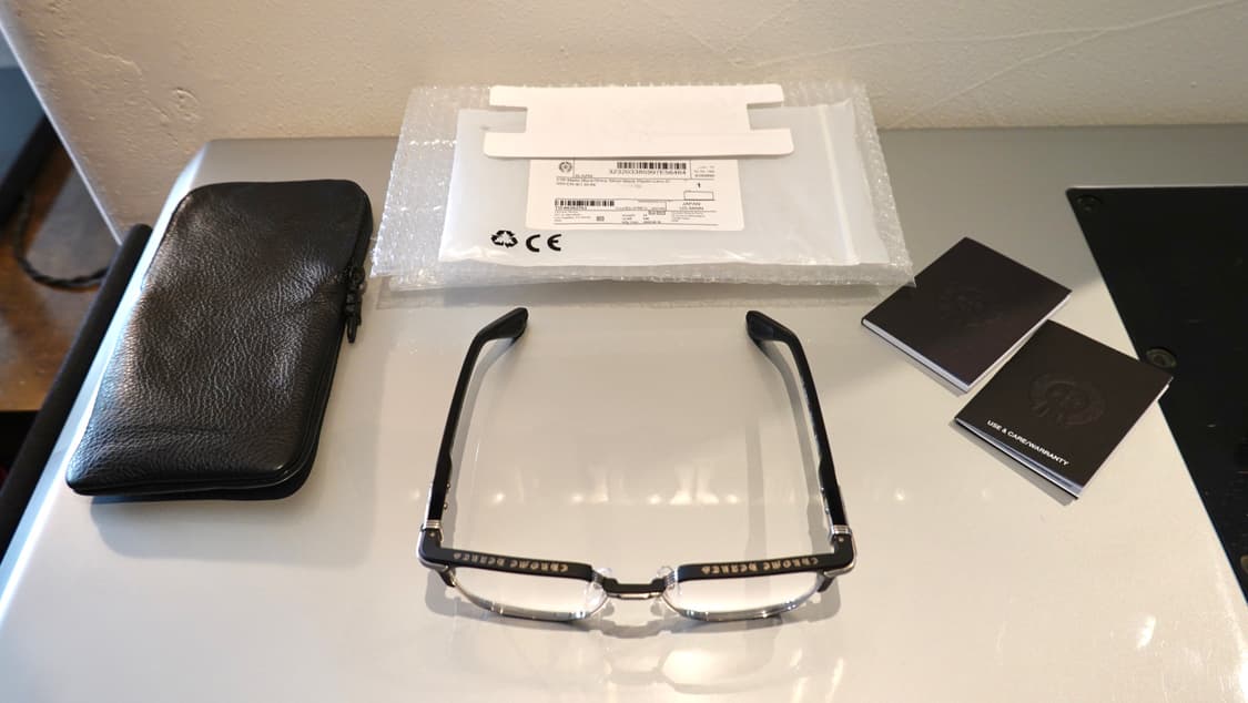 크롬하츠안경 블라진 블랙/실버 상품이미지1