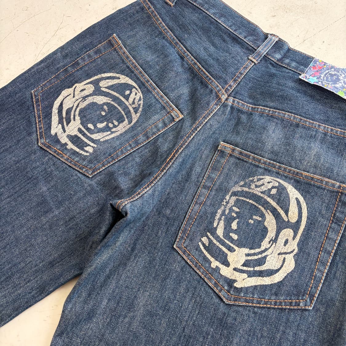 BBC 빌리네어 보이즈 클럽 러닝독 데님 반바지 S 상품이미지10