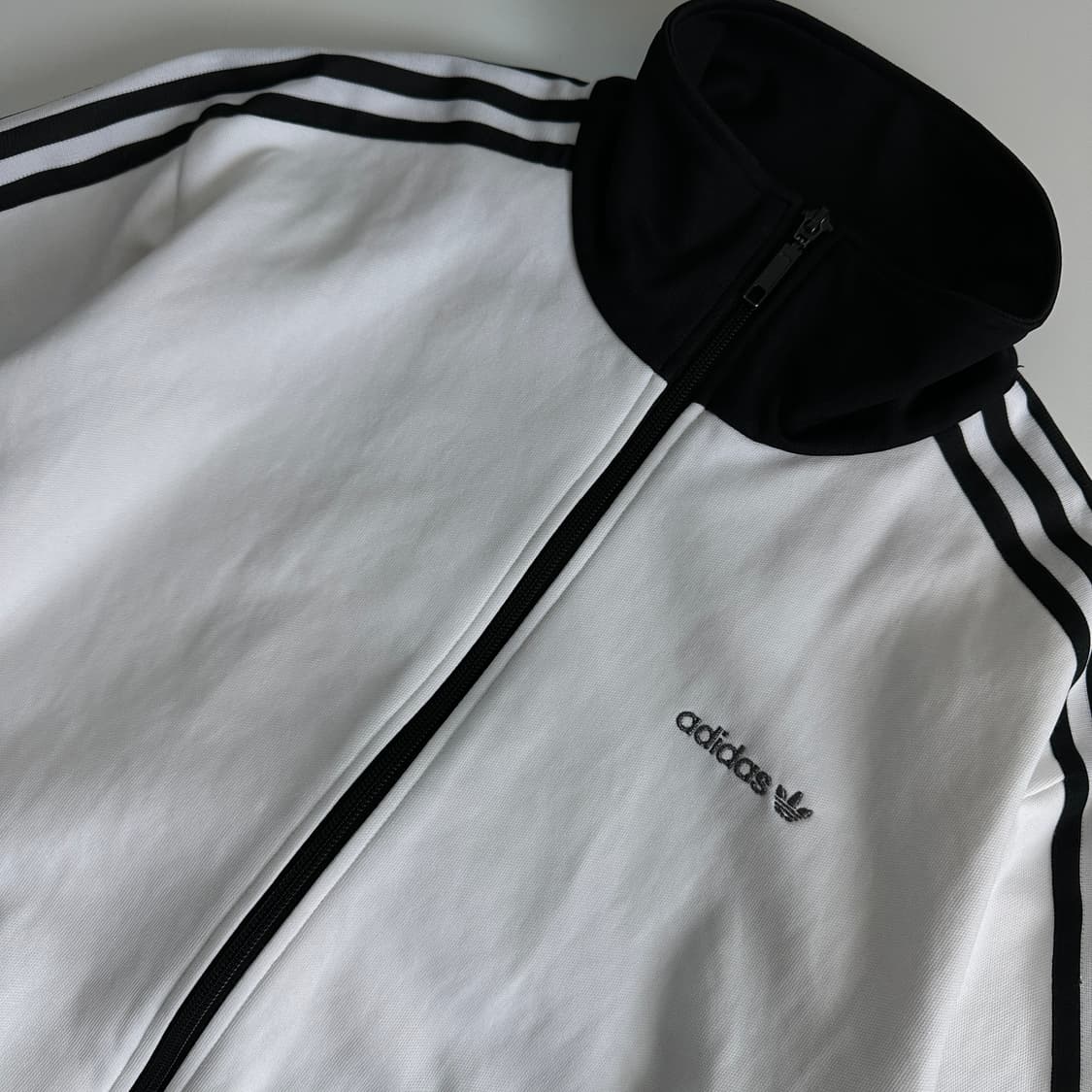 Adidas 아디다스 90‘s 배켄바우어 오레오 실버 로고 트랙탑 져지 상품이미지3