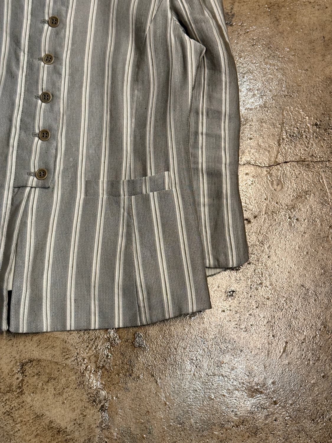 44-55 ) ARMANI Pebble Stripe Jacket 상품이미지7