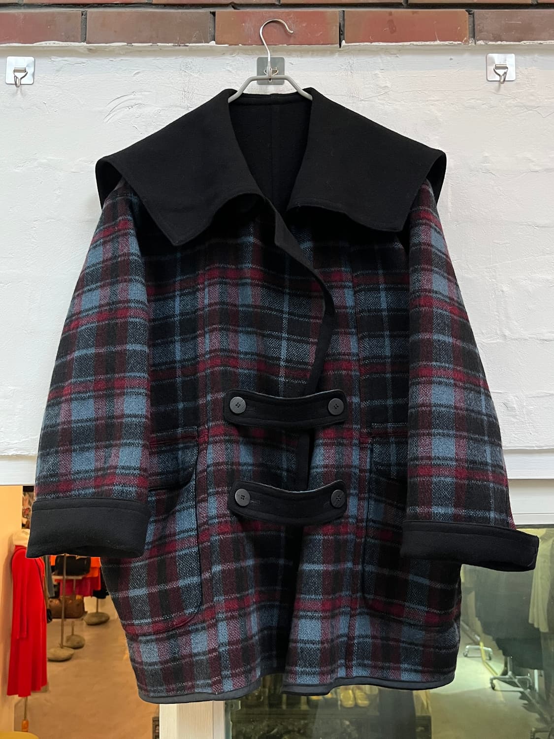 Lancel 란셀 리버시블 울 세일러 코트 9 상품이미지6