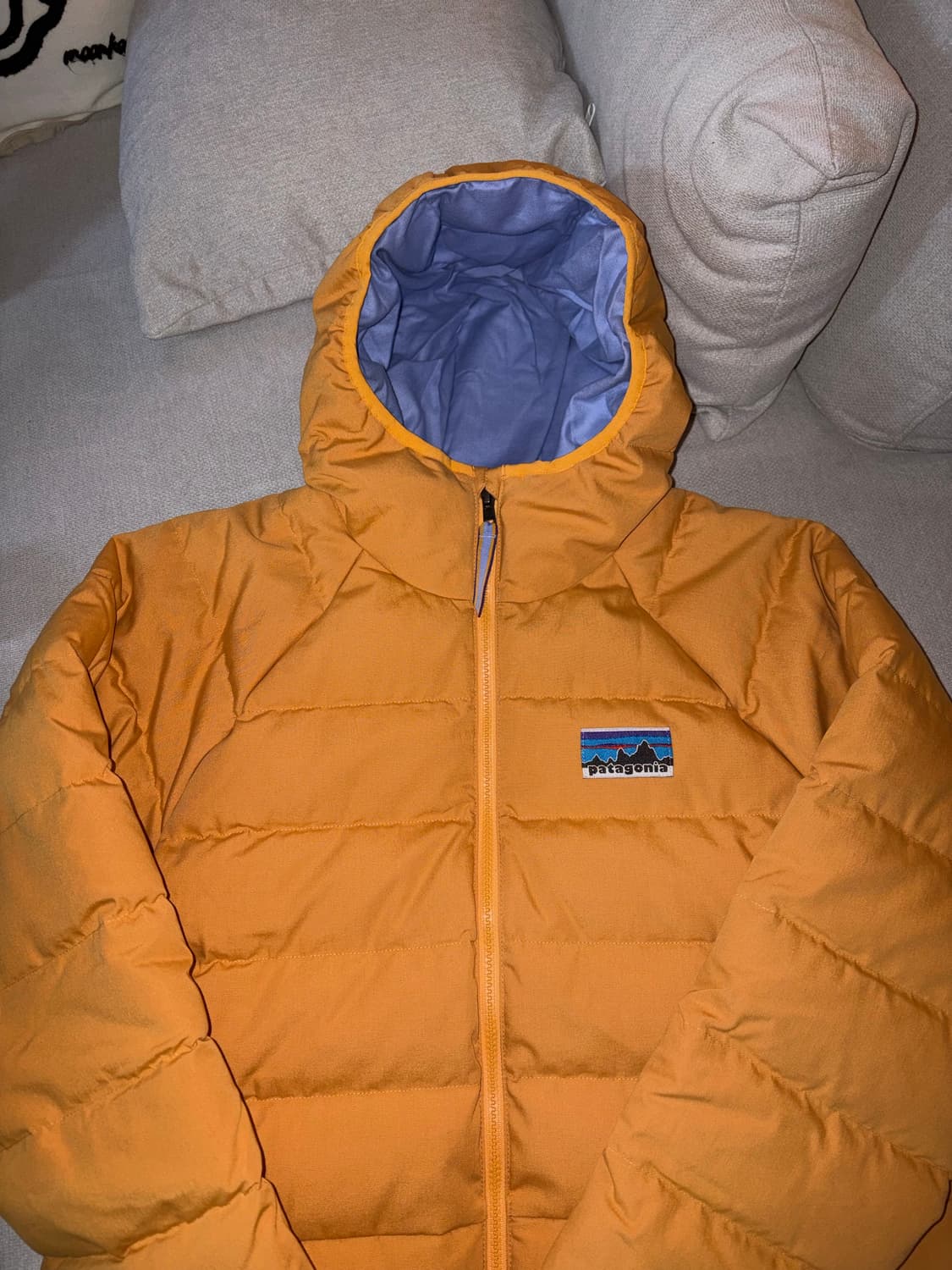 Patagonia Cotton Down Jacket Dried Mango 상품이미지7