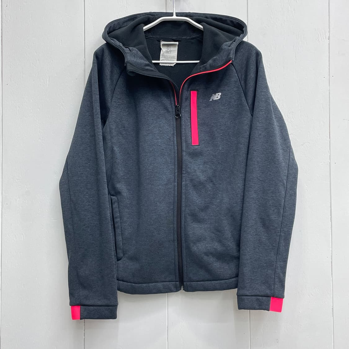 뉴발란스 NB HEAT 다크 그레이 후드 집업 자켓 상품이미지7