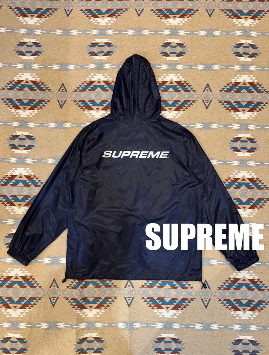 [L] 슈프림 패커블 립스탑 풀오버 네이비 상품이미지1