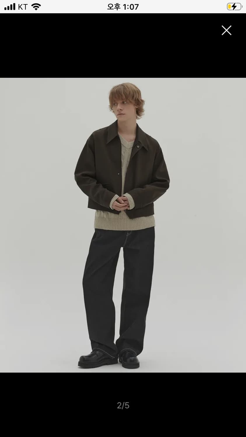 세컨모놀로그 브라운자켓 상품이미지2