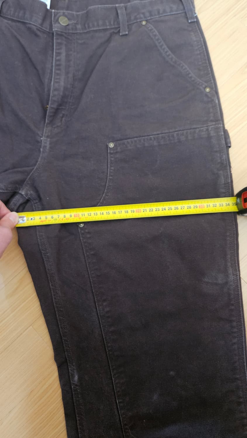 칼하트 더블니 다크브라운 36x30 상품이미지6