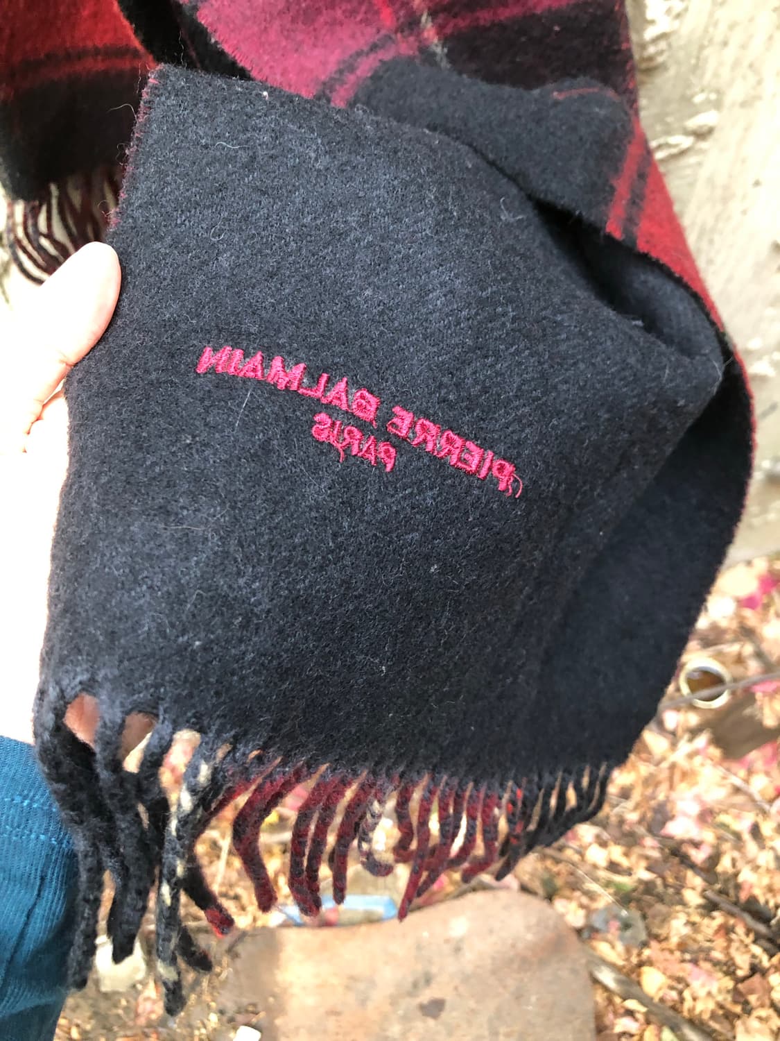 Balmain Red muffler 상품이미지9