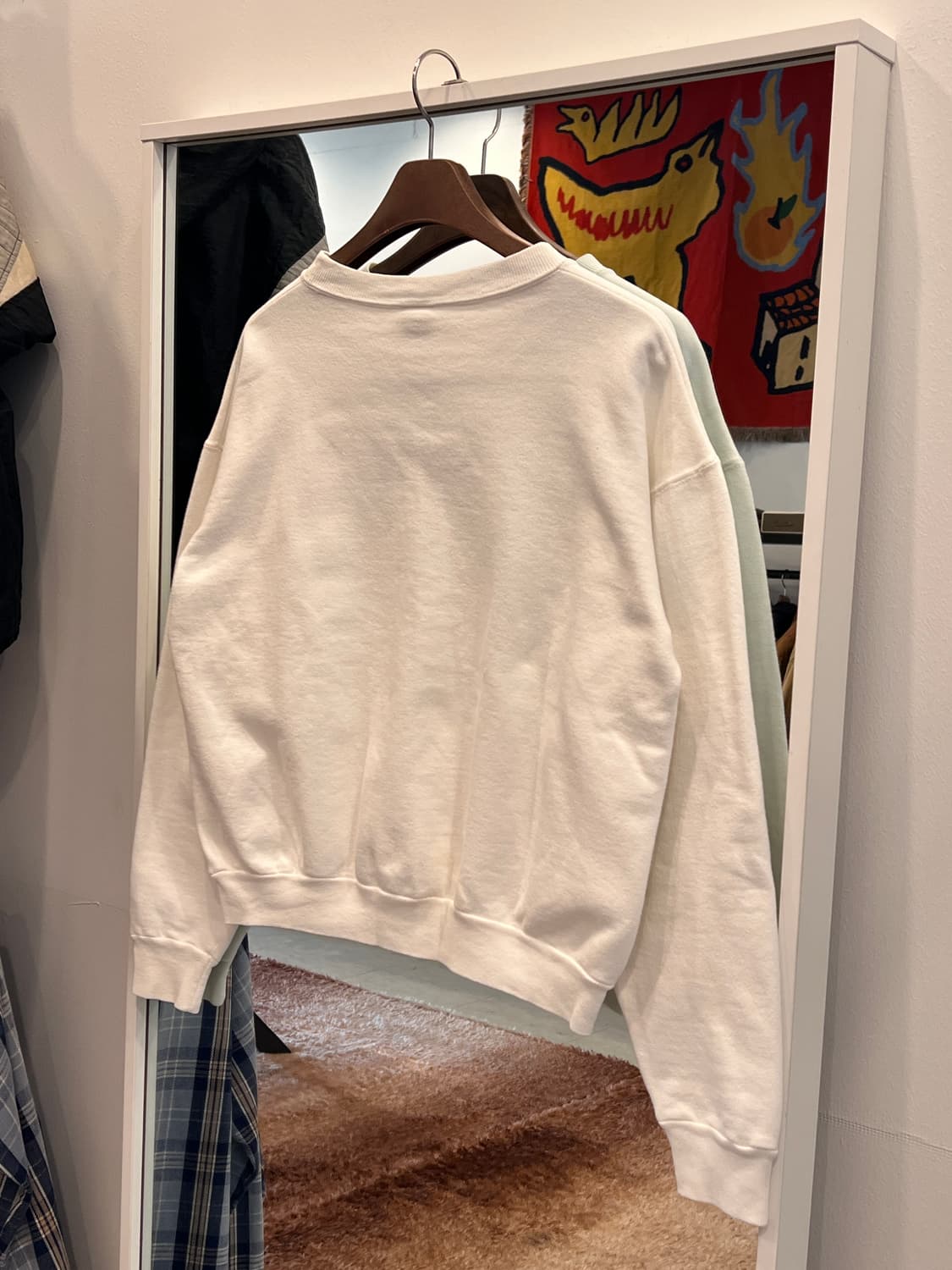 80s Nike 올드 나이키 AIR 스웻셔츠 (made in USA) 상품이미지4