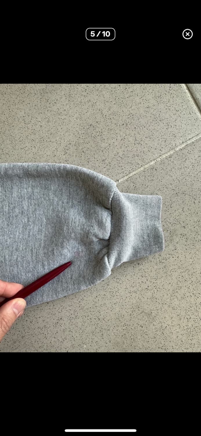 [M]빈티지 러셀 후드 그레이 usa 상품이미지3