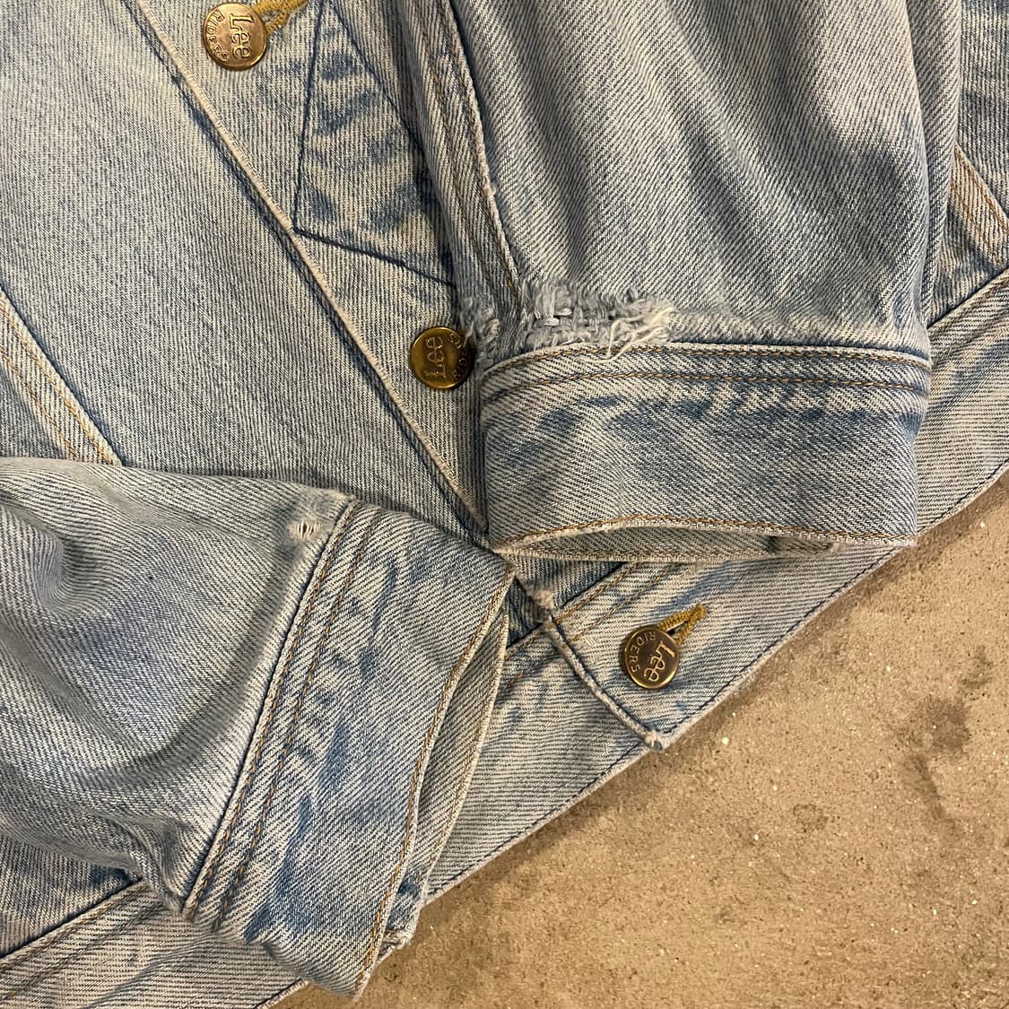 90s Lee denim trucker  상품이미지6
