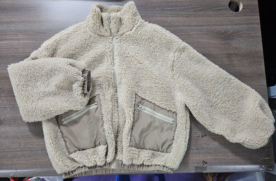 양털 뽀글이 플리스 자켓 아이보리  free 상품이미지1