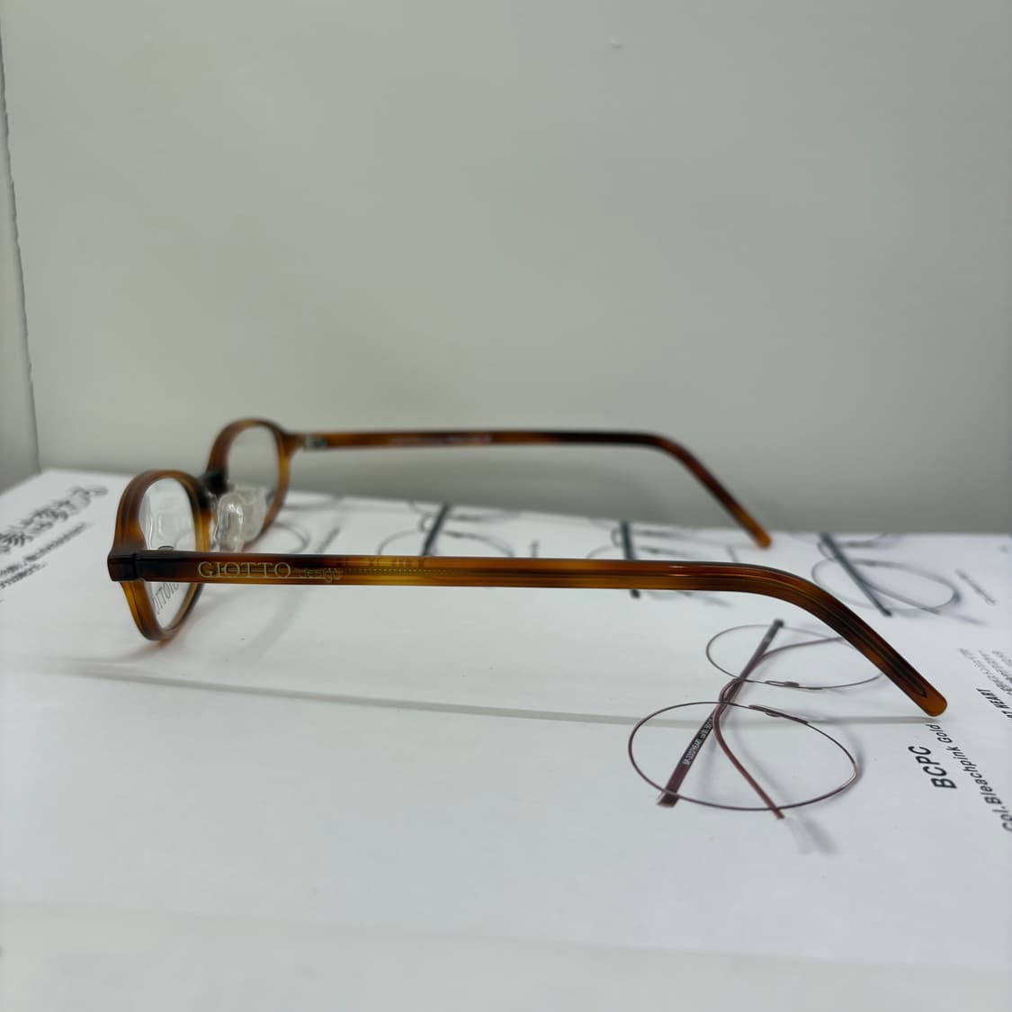 GIOTTO 브라운 뿔테 빈티지안경 상품이미지3