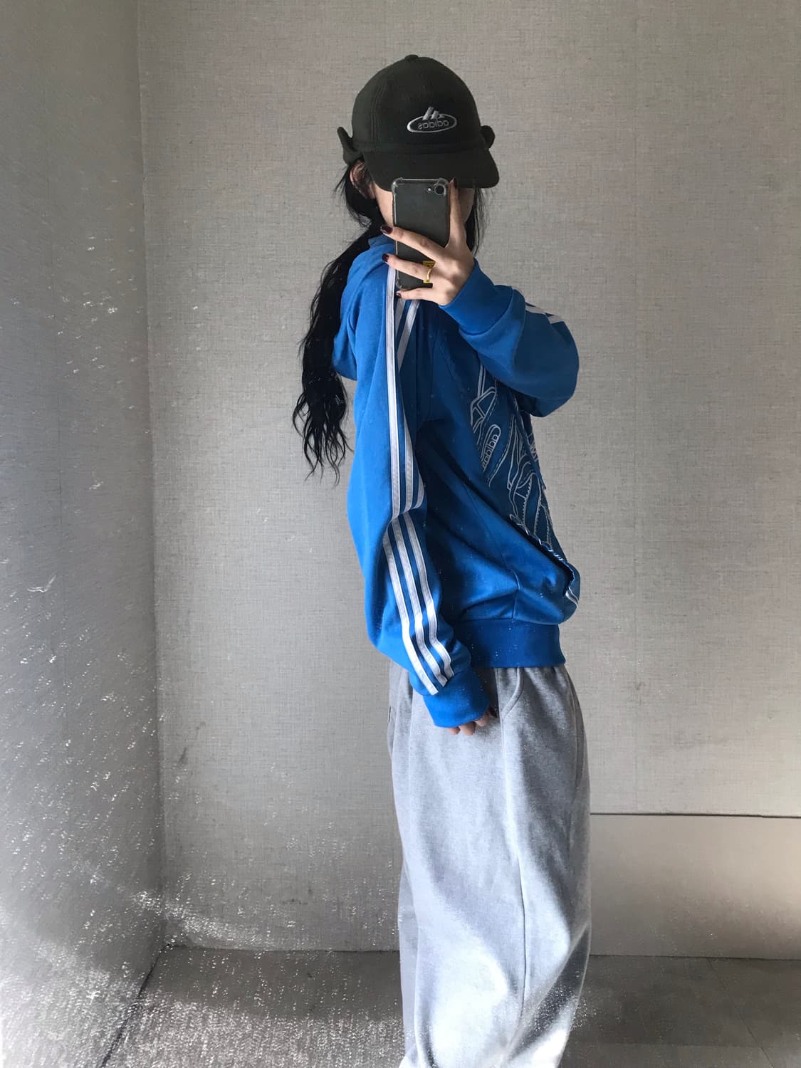 아디다스 연하늘 슈퍼스타 후드 져지 상품이미지5