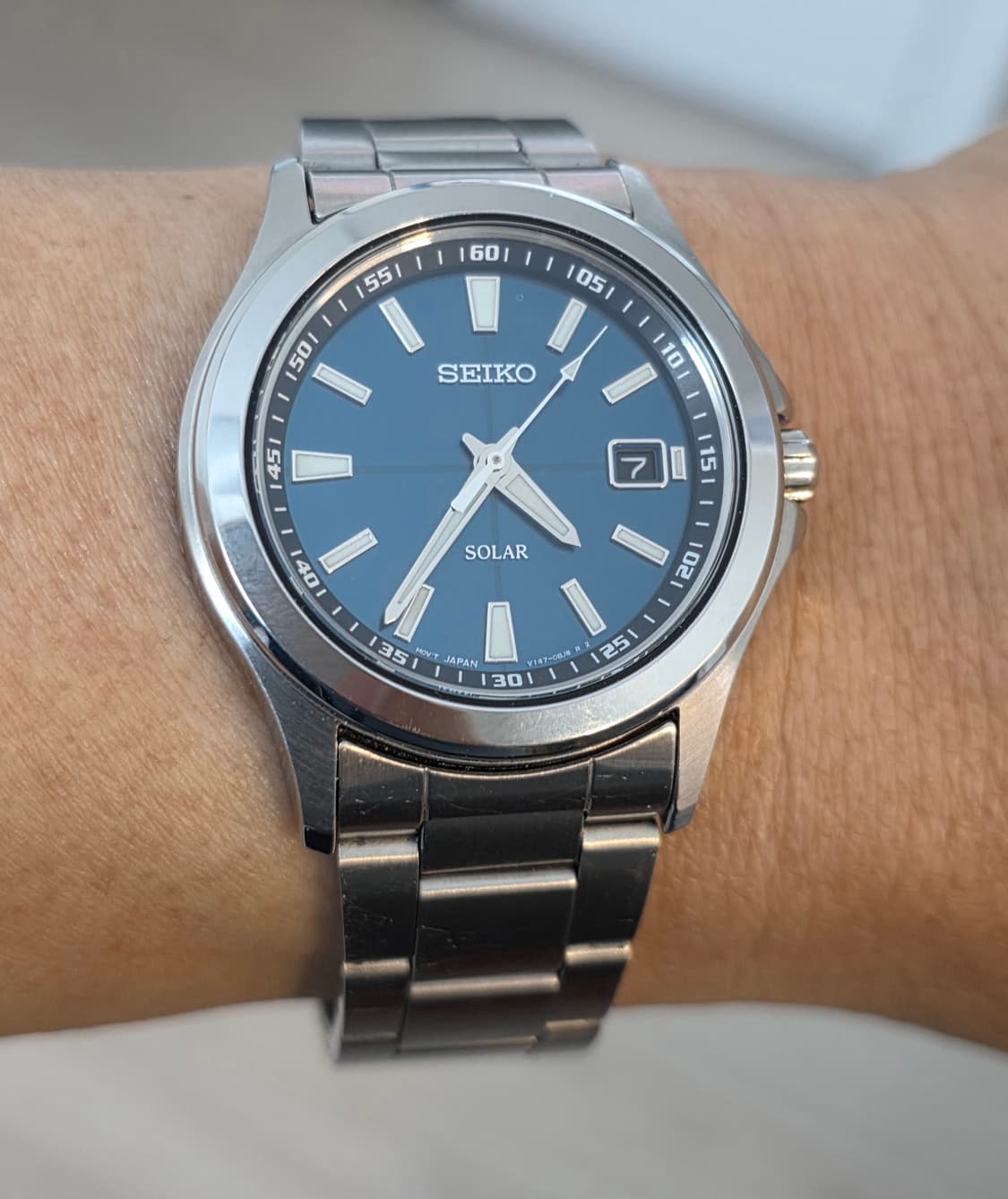 세이코 태턍광 솔라 청판 SBPN071 메탈시계(풀박스) 상품이미지6