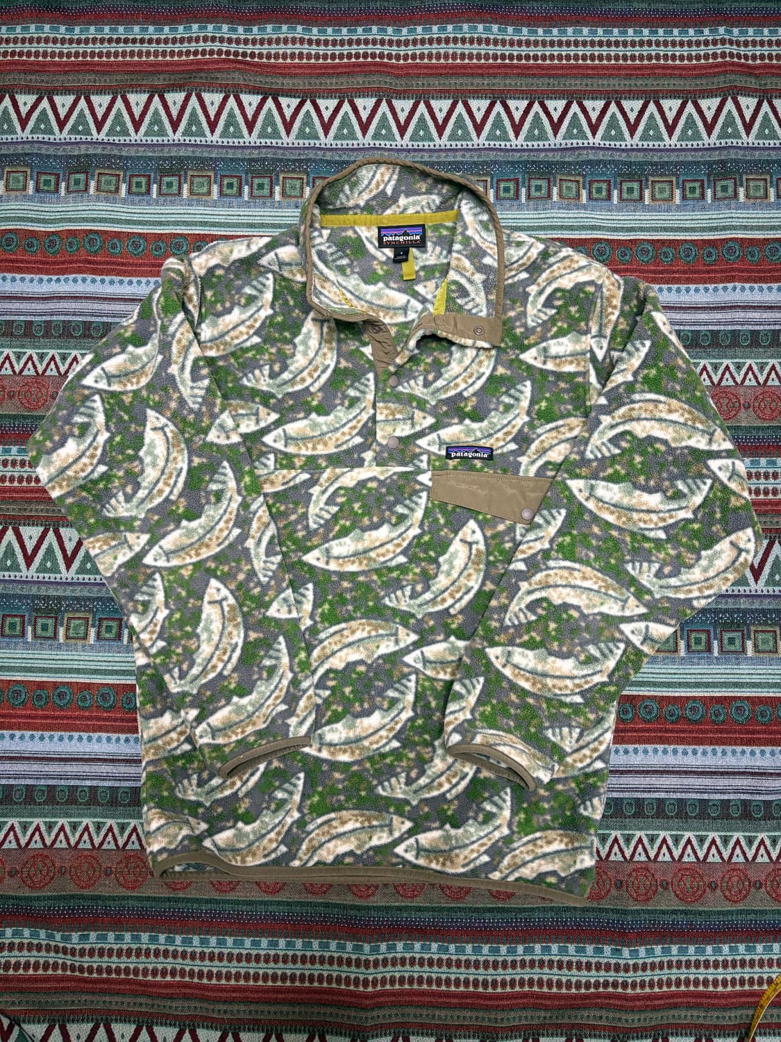 파타고니아 신칠라 아즈텍 후리스 s 상품이미지1