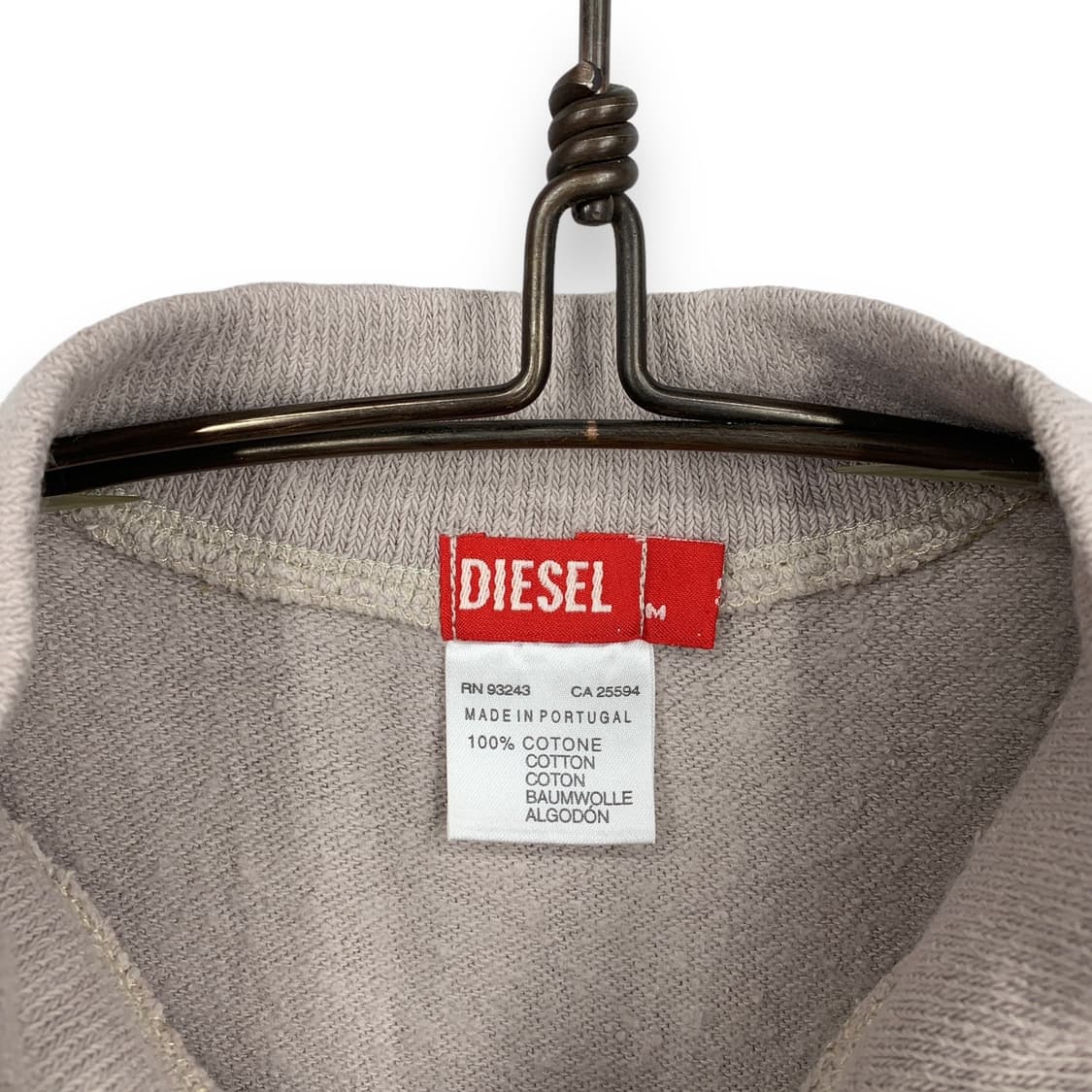 디젤 포켓디테일 하프집업 맨투맨 상품이미지5