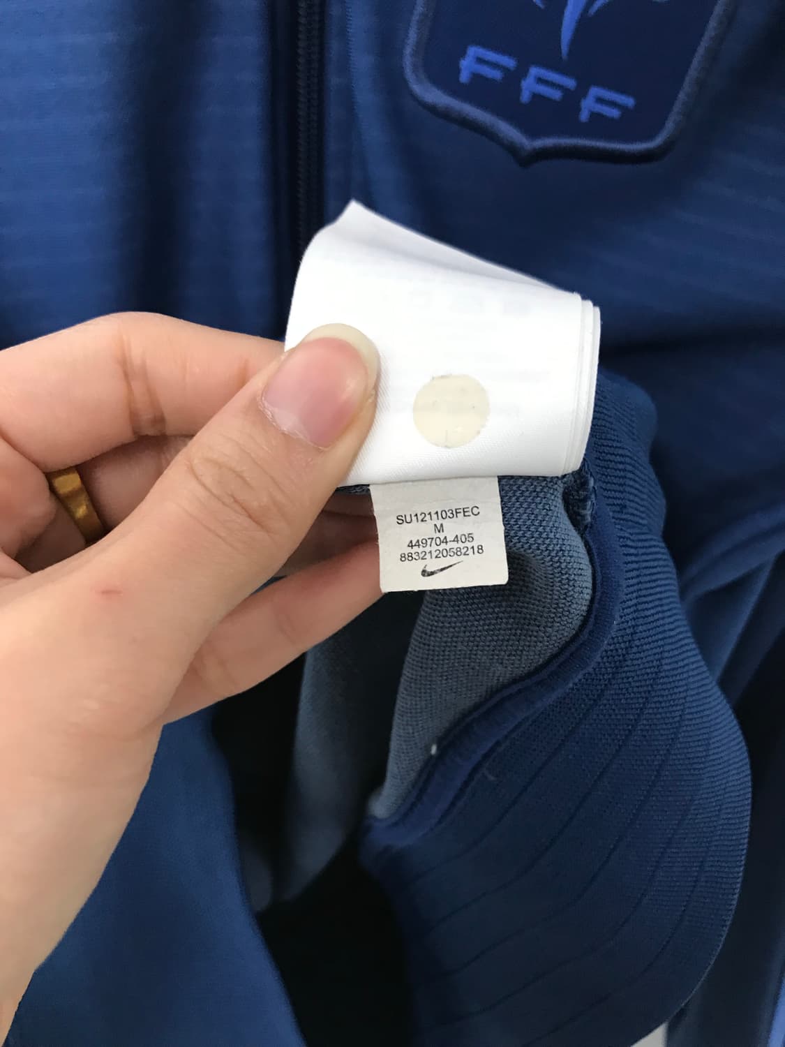 나이키 프랑스 사이드라인 네이비 트랙탑 져지 상품이미지8