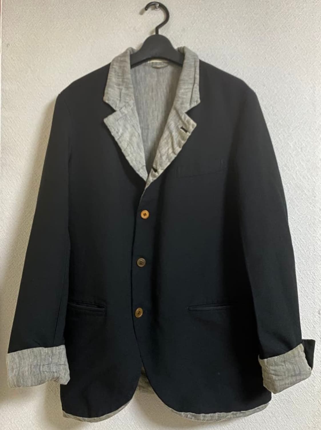 꼼데가르송 옴므 플러스 축융 폴리 자켓 상품이미지2