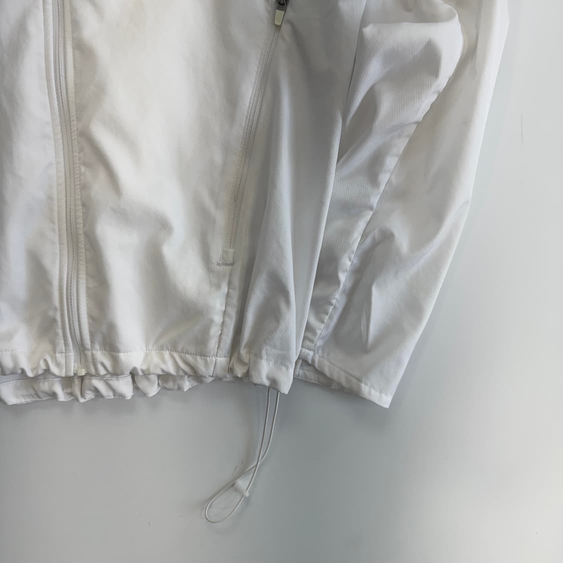 Adidas 아디다스 삼각로고 화이트 바람막이 상품이미지5