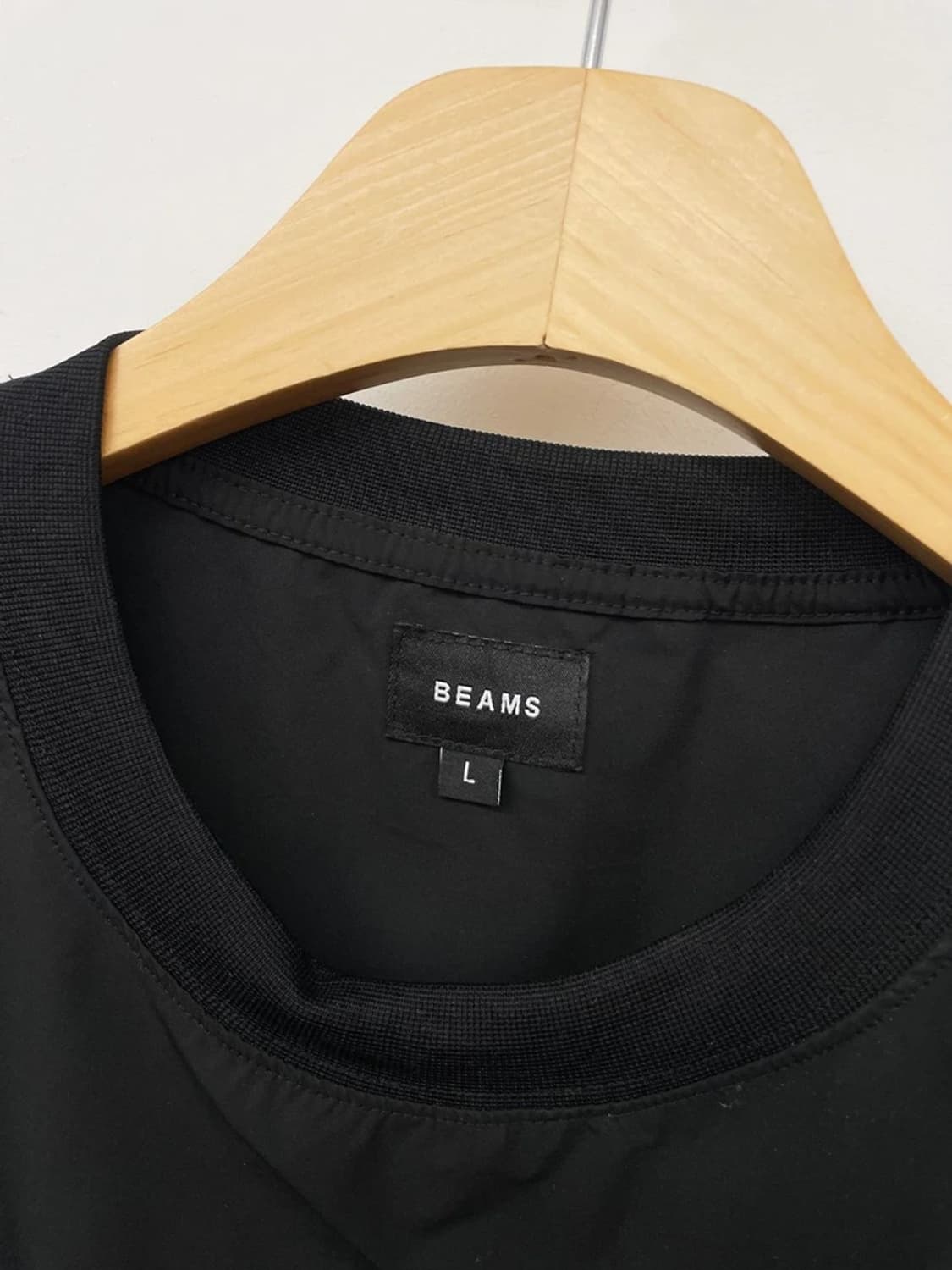 빔즈 BEAMS 스트링 디테일 코튼 반팔 티셔츠 PN9897 상품이미지5