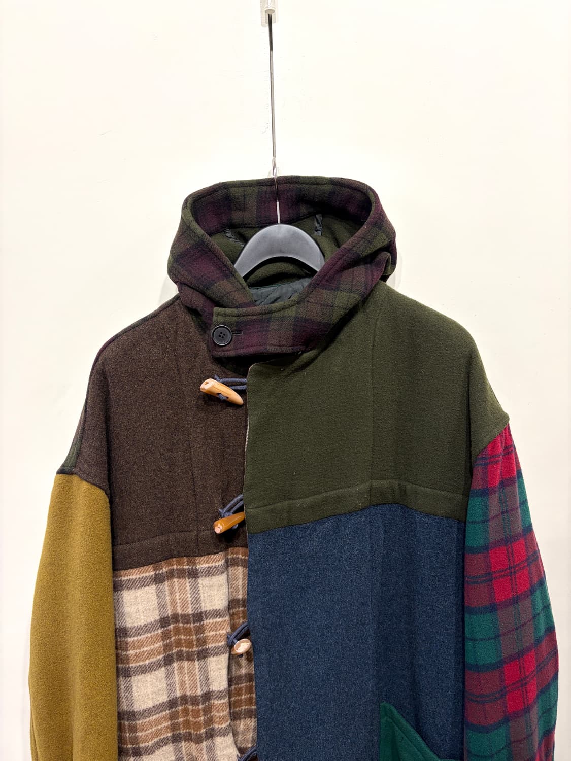 돌체앤가바나 멀티 체크 패치워크 더플 코트 상품이미지3