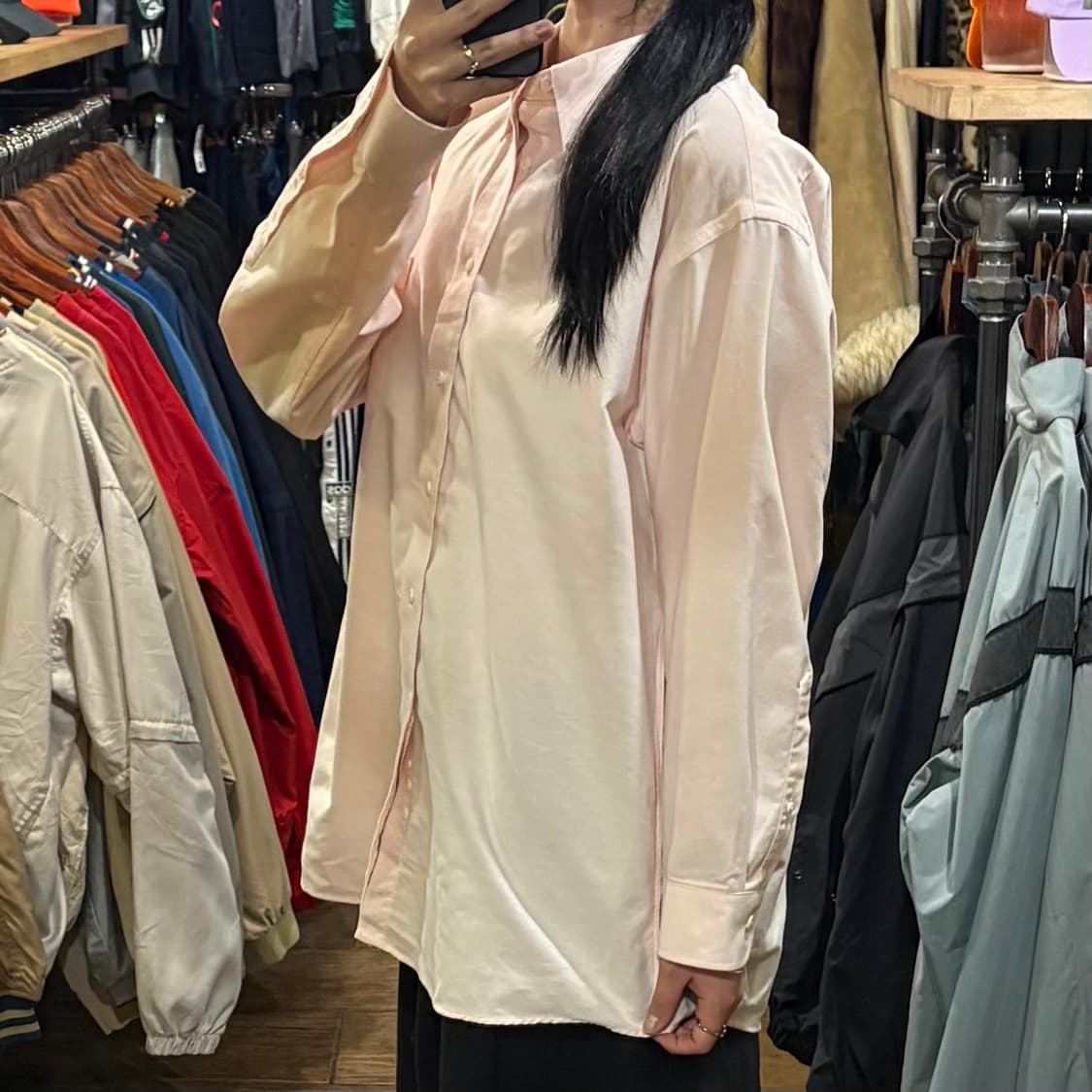 [HI] Carhartt 칼하트 긴팔셔츠 라이트핑크 상품이미지3