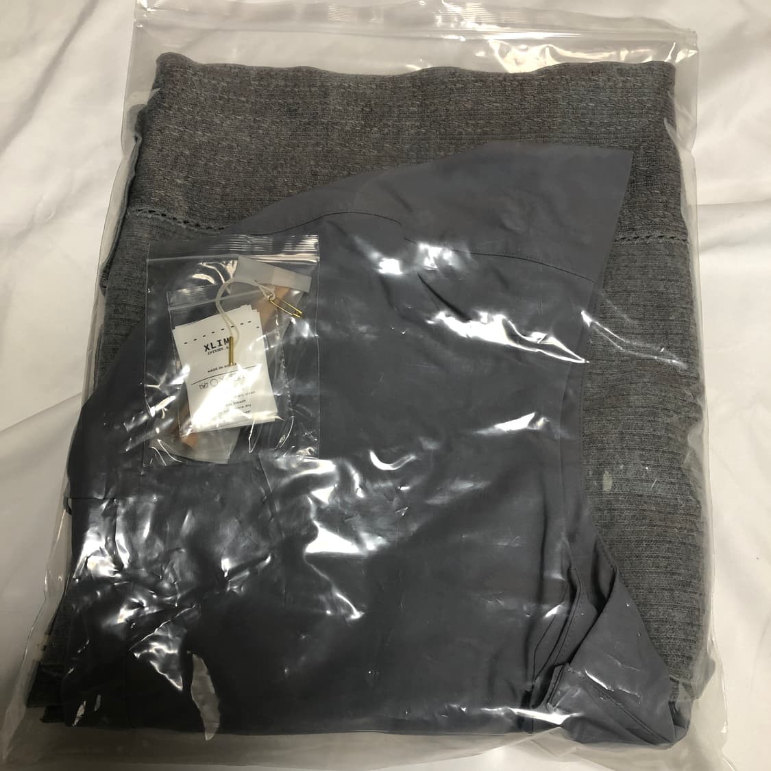 [OS] XLIM HOODED MUFFLER Light Grey 상품이미지2