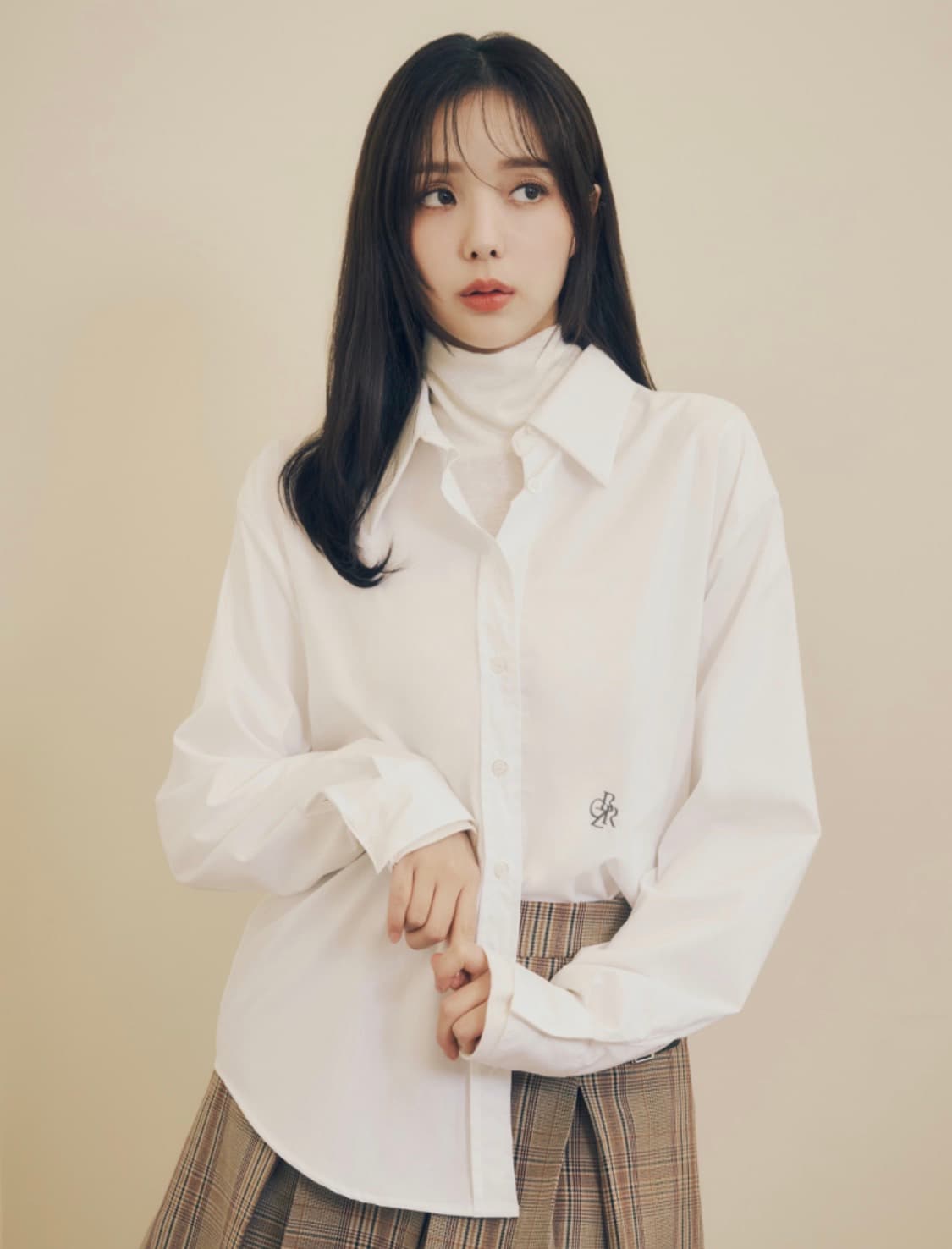 시티브리즈 링클 프리 베이직 셔츠 화이트(프리) 상품이미지4