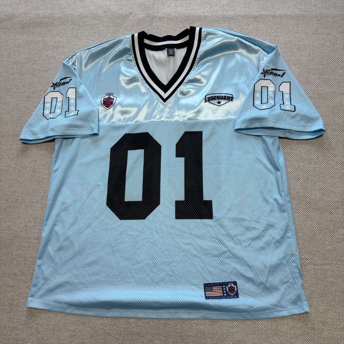 SHEIN 01 럭비티 미식축구 져지 상품이미지1