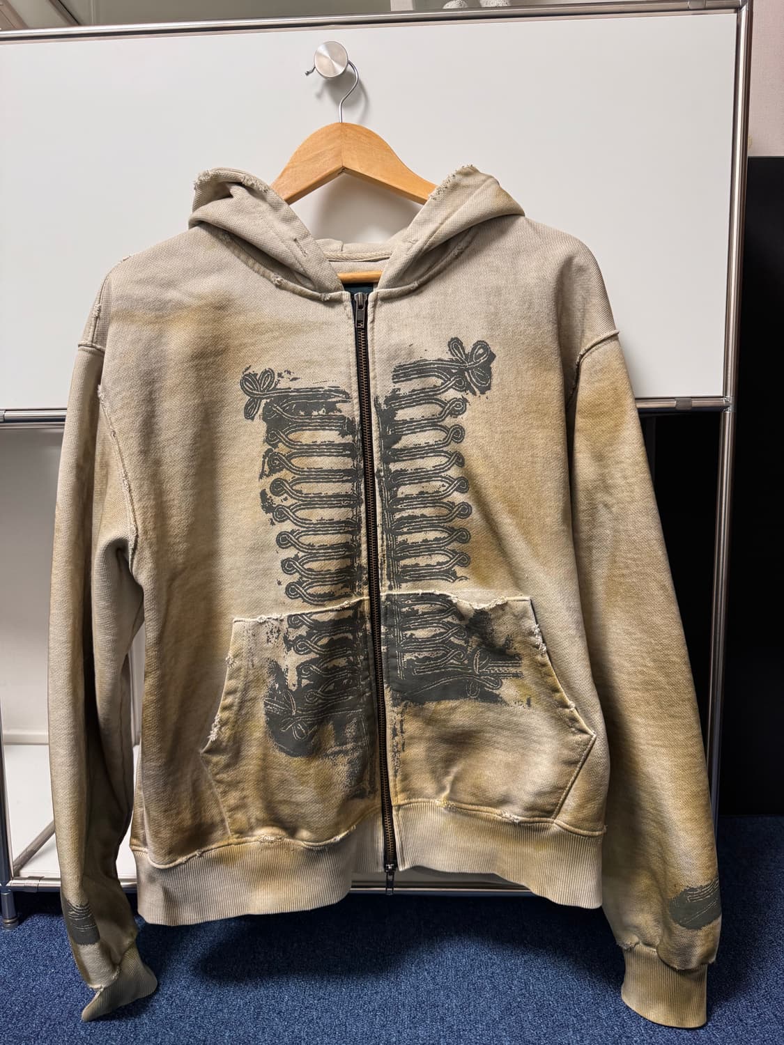 1사이즈 언더마이카 나폴레옹 더티 워시드 후드 상품이미지1