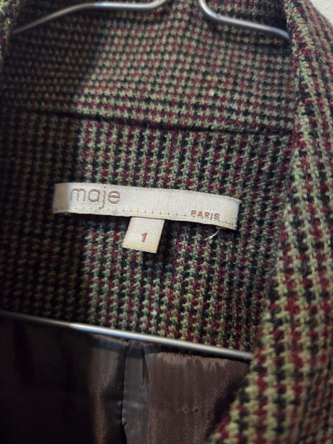 마쥬 하운드투스 모직크롭자켓 상품이미지3