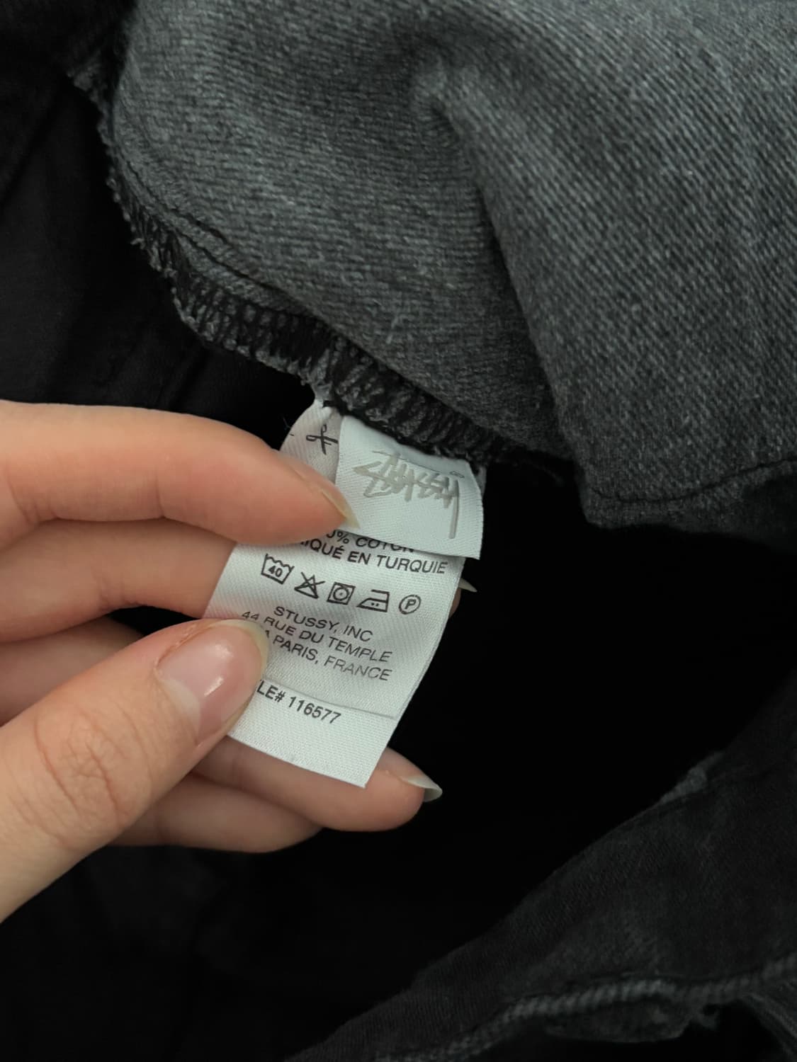 Stussy 스투시 워시드 캔버스 빅 올진  상품이미지7