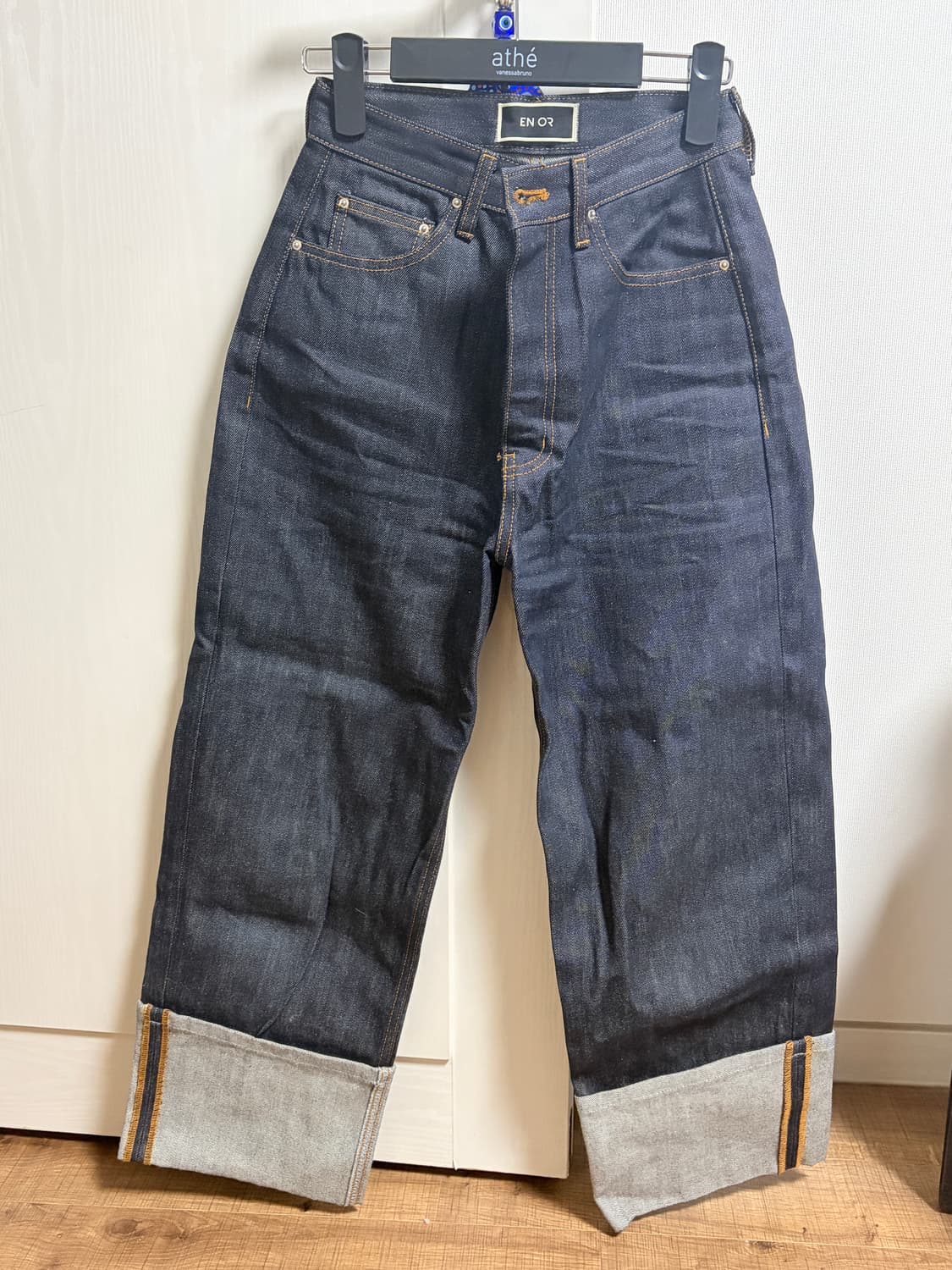 en or 엔오르 롤업 생지데님 상품이미지2